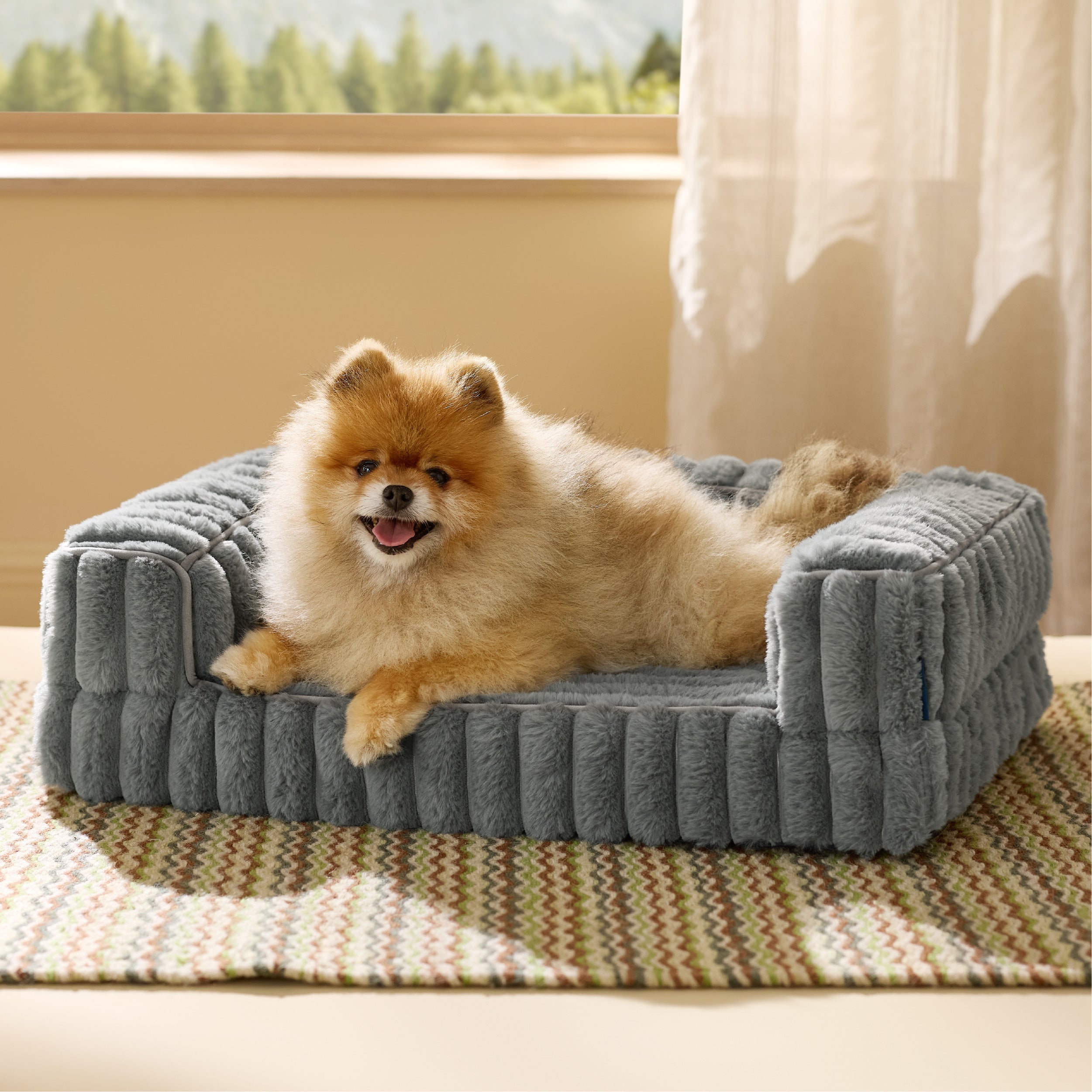 Corduroy Fleece Pet Sofa