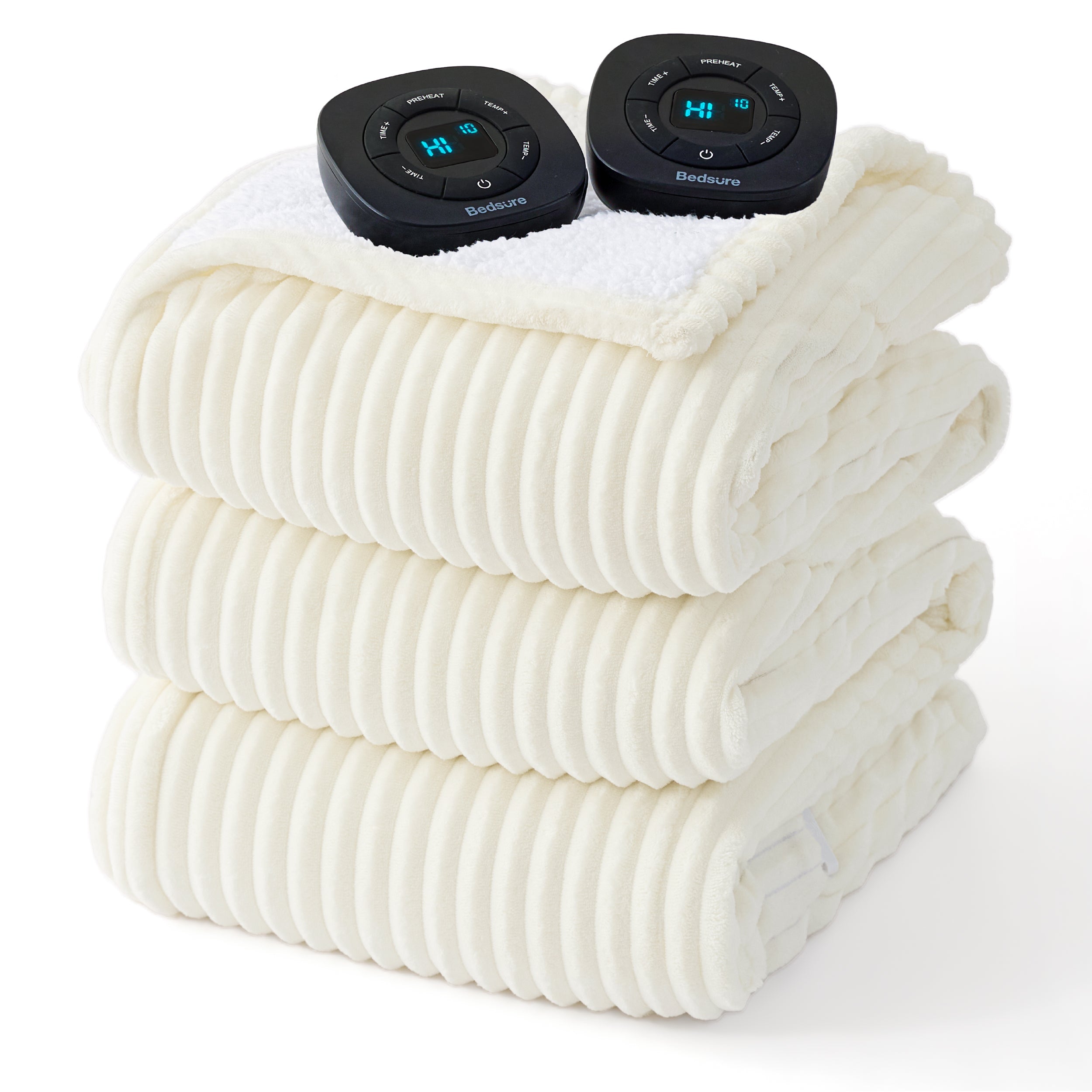 GentleSoft® Ribbed Heated Blanket