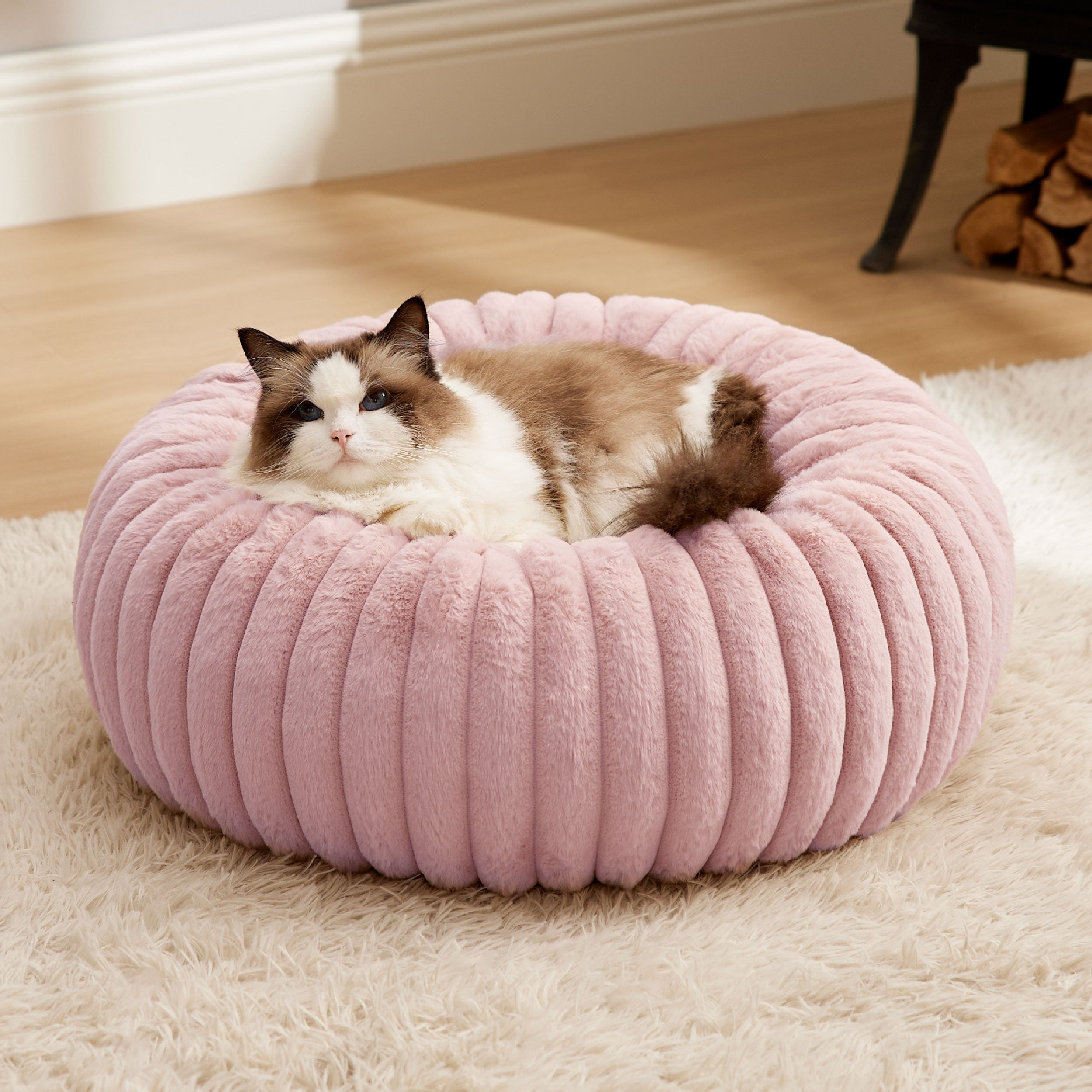 Corduroy Round Pet Bed