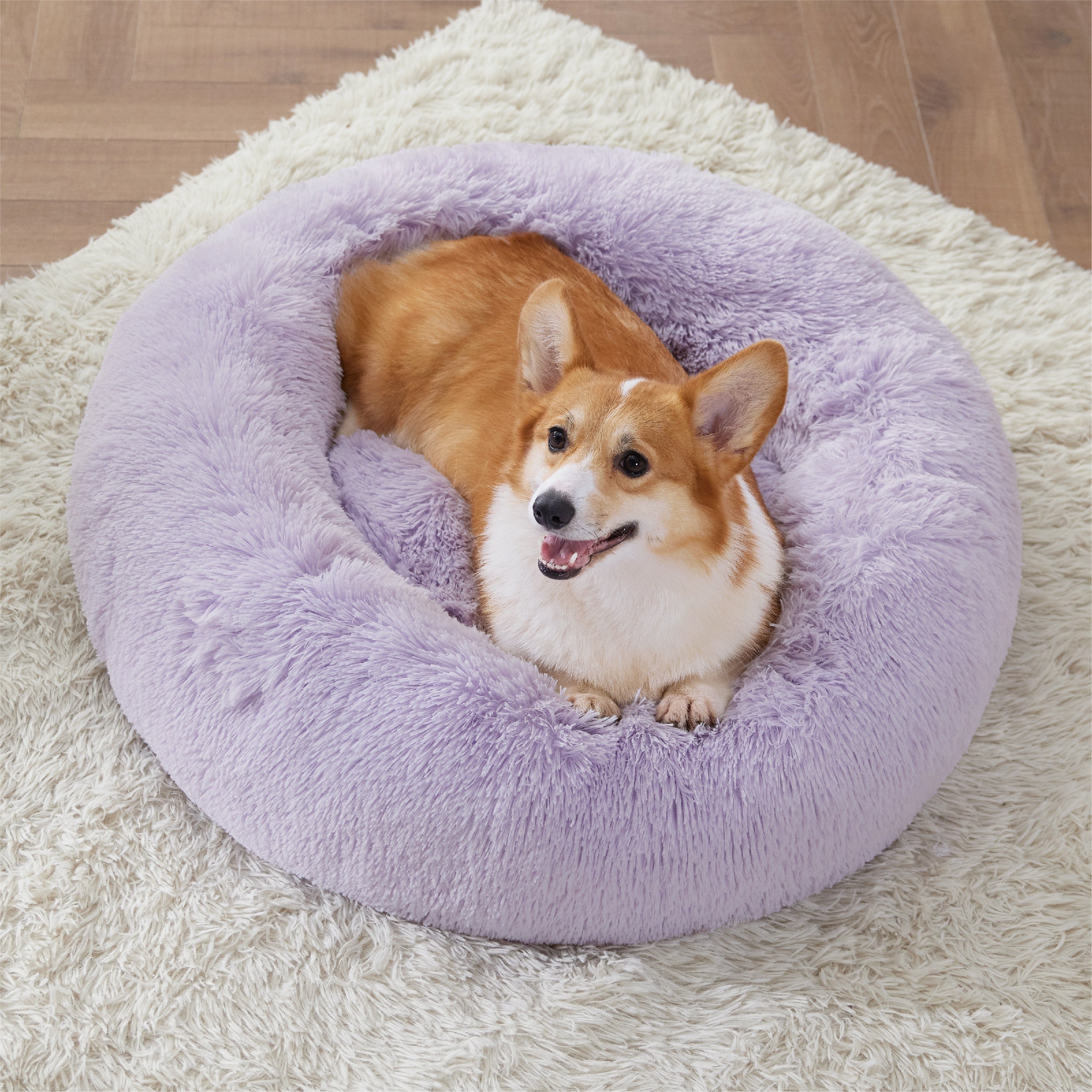 Calming Donut Bed for Dogs and Cats