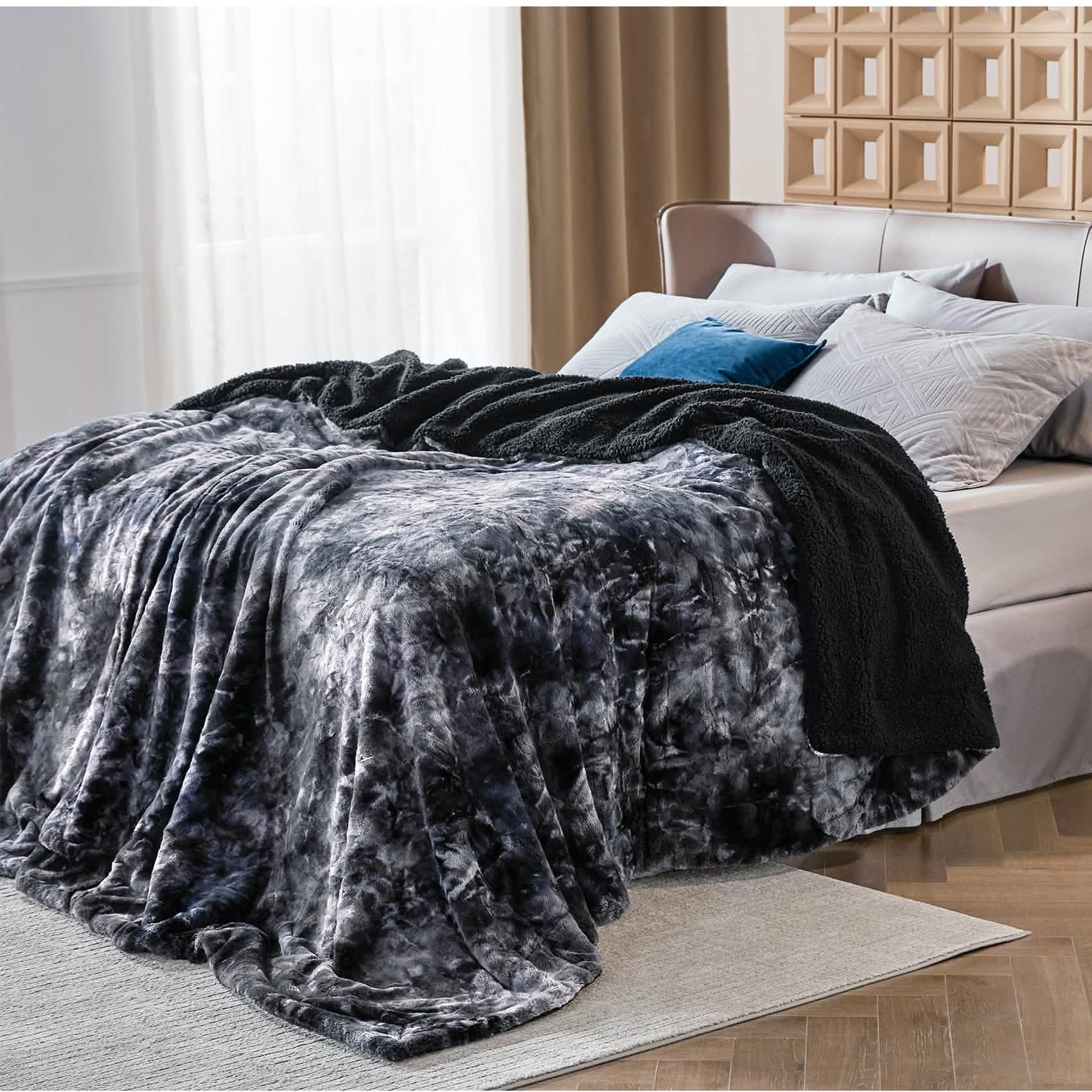GentleSoft™ Faux Fur Sherpa Fleece Blanket