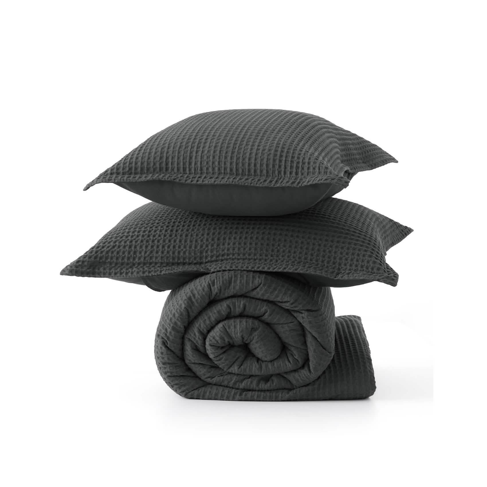 GentleSoft™ Cotton Waffle Weave Comforter Set