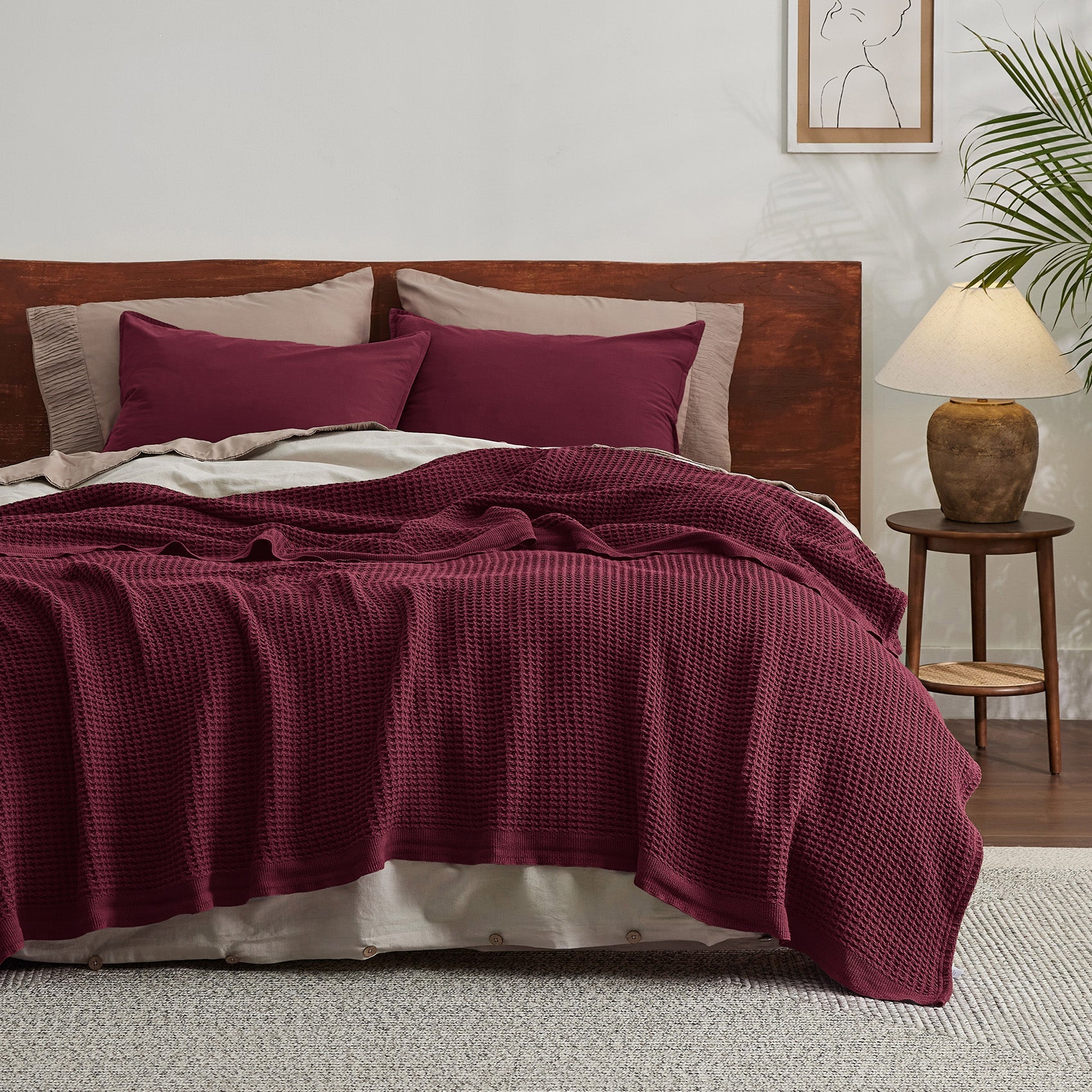 GentleSoft® Cotton Waffle Weave Blanket