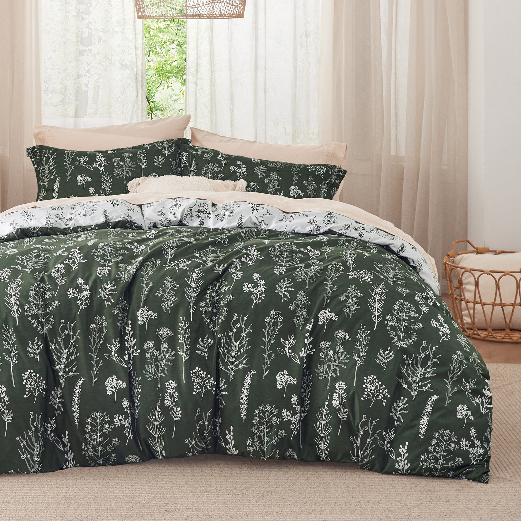 Floral Comforter Set