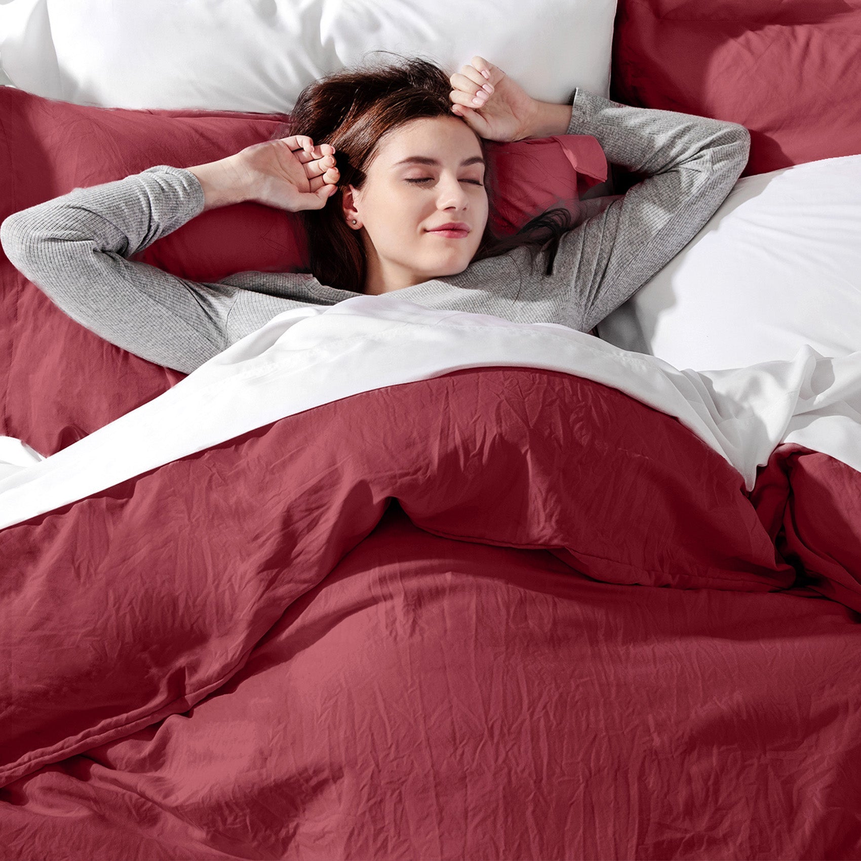 Ultra Soft Hypoallergenic Microfiber Duvet Cover Set