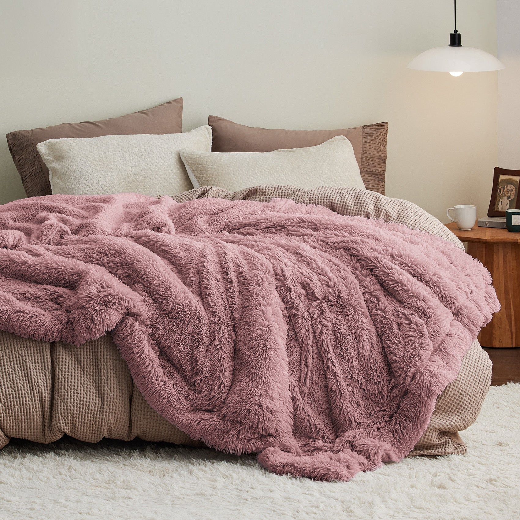 Fuzzy Faux Fur Blanket