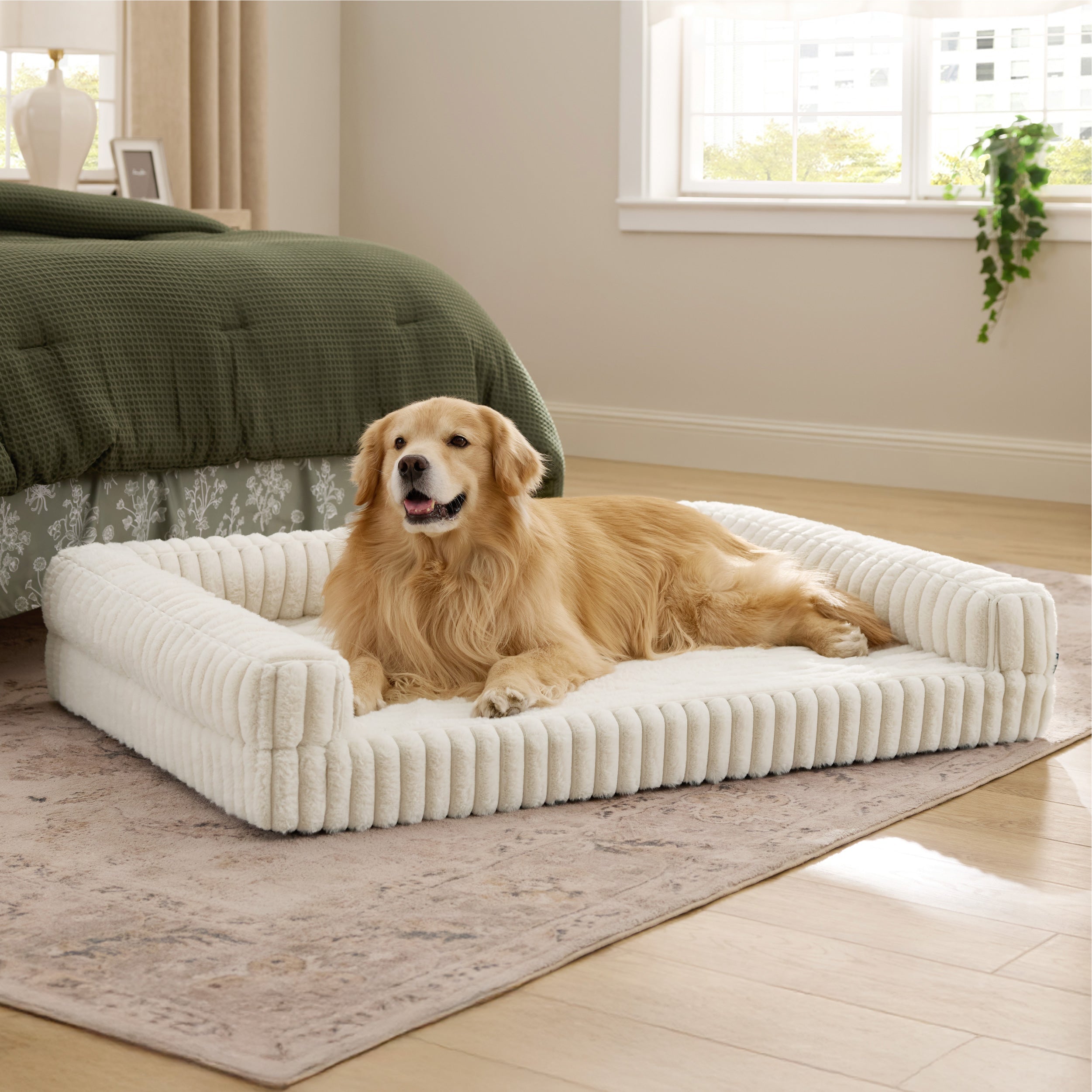 Corduroy Fleece Pet Sofa