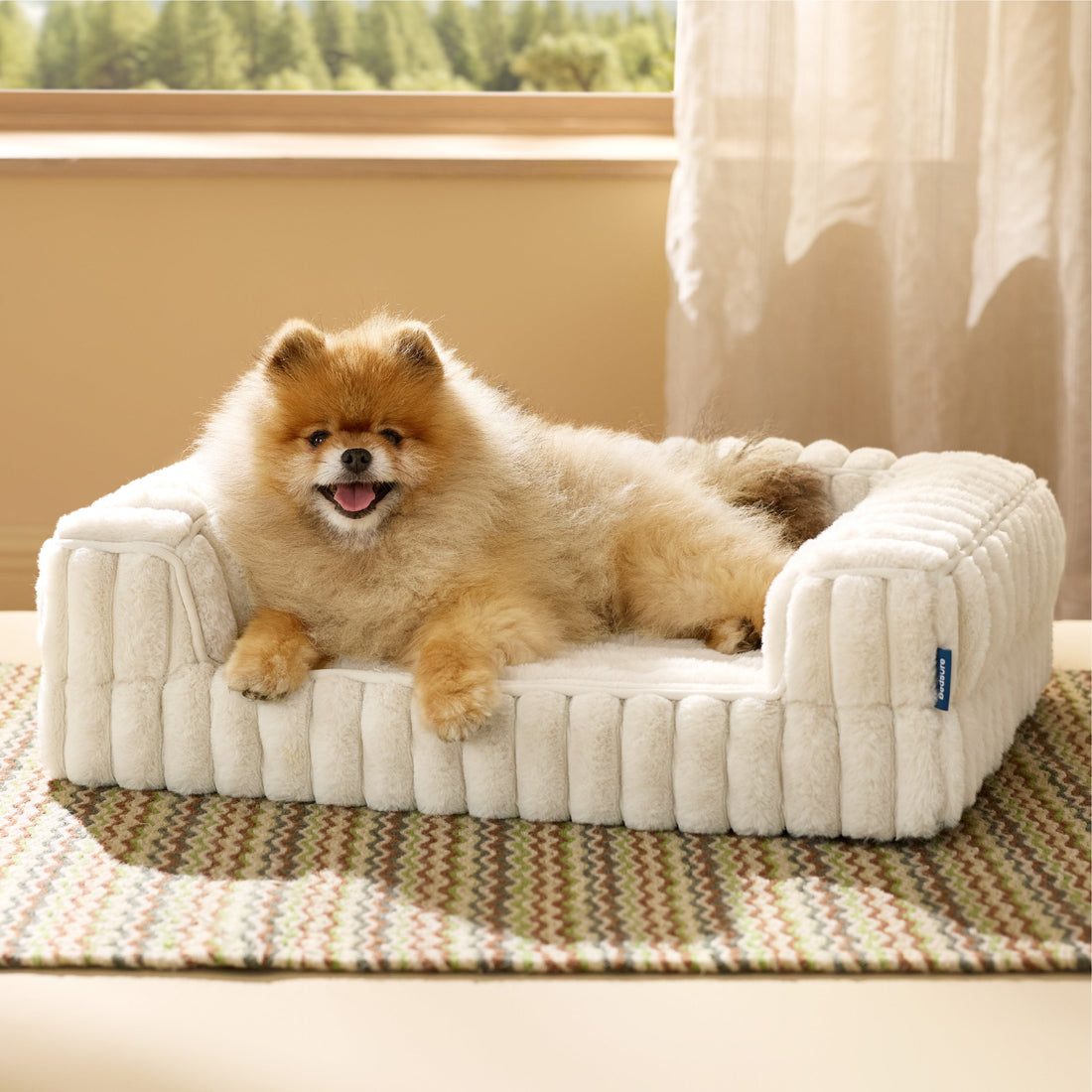 Corduroy Fleece Pet Sofa