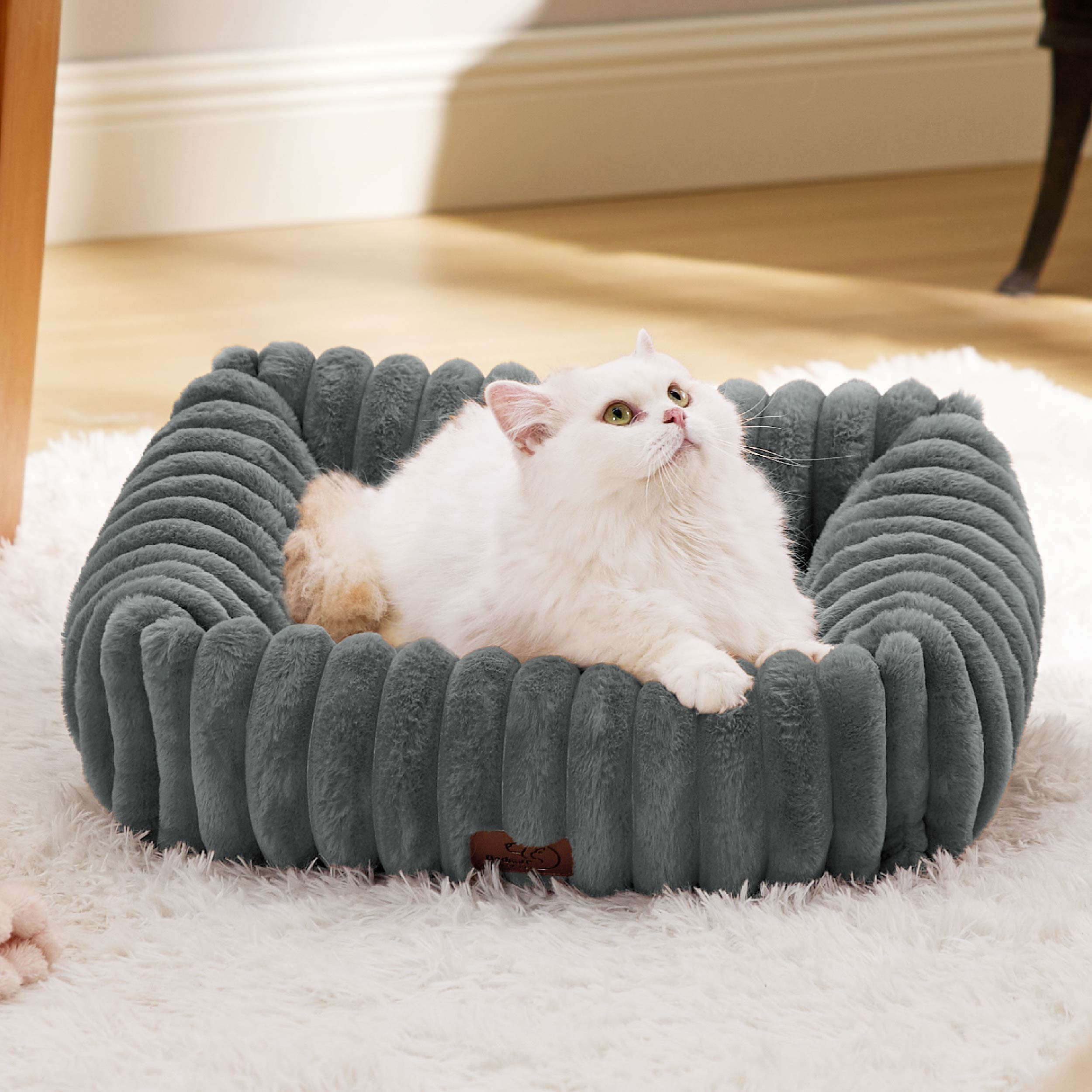 Corduroy Fleece Pet Bed