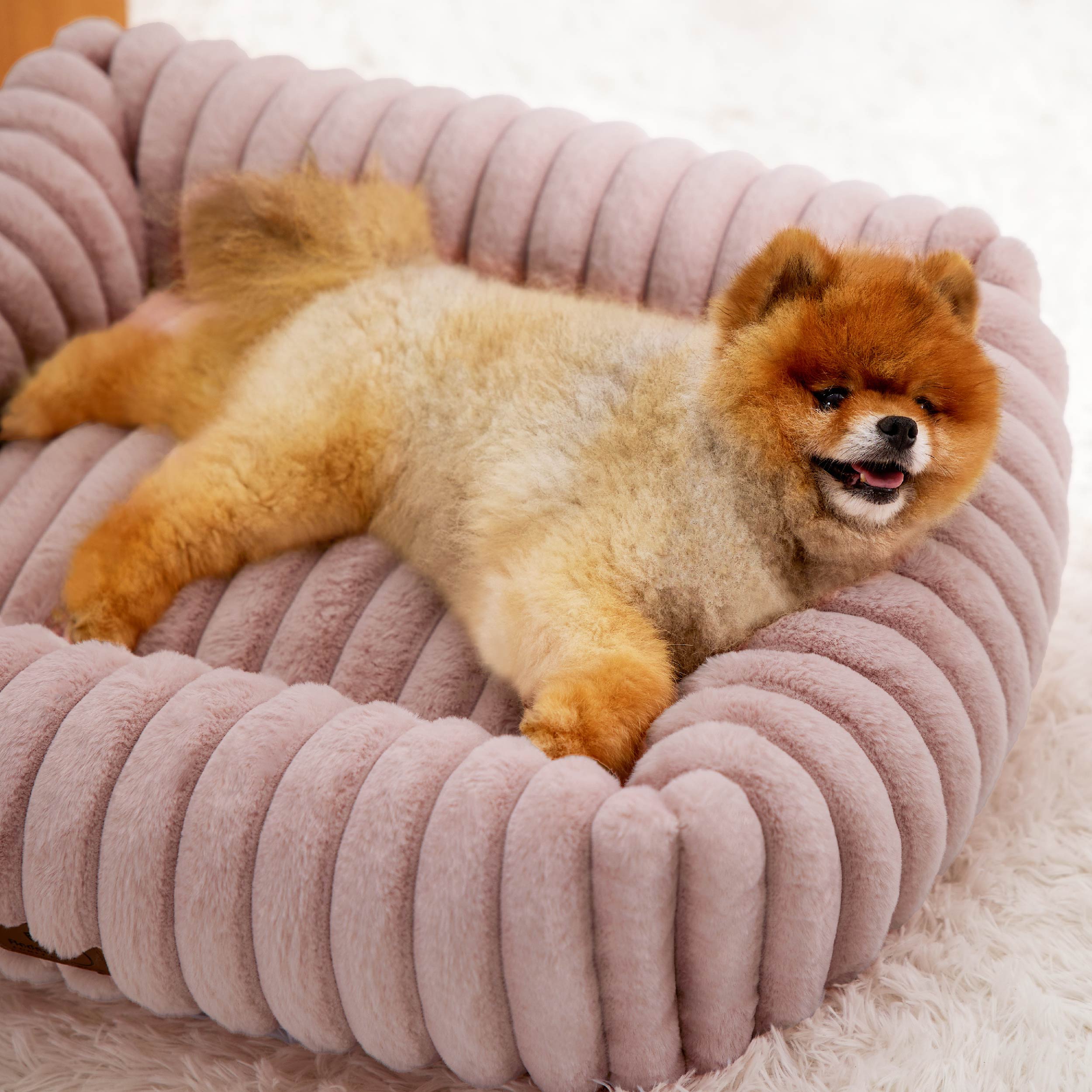 Corduroy Fleece Pet Bed