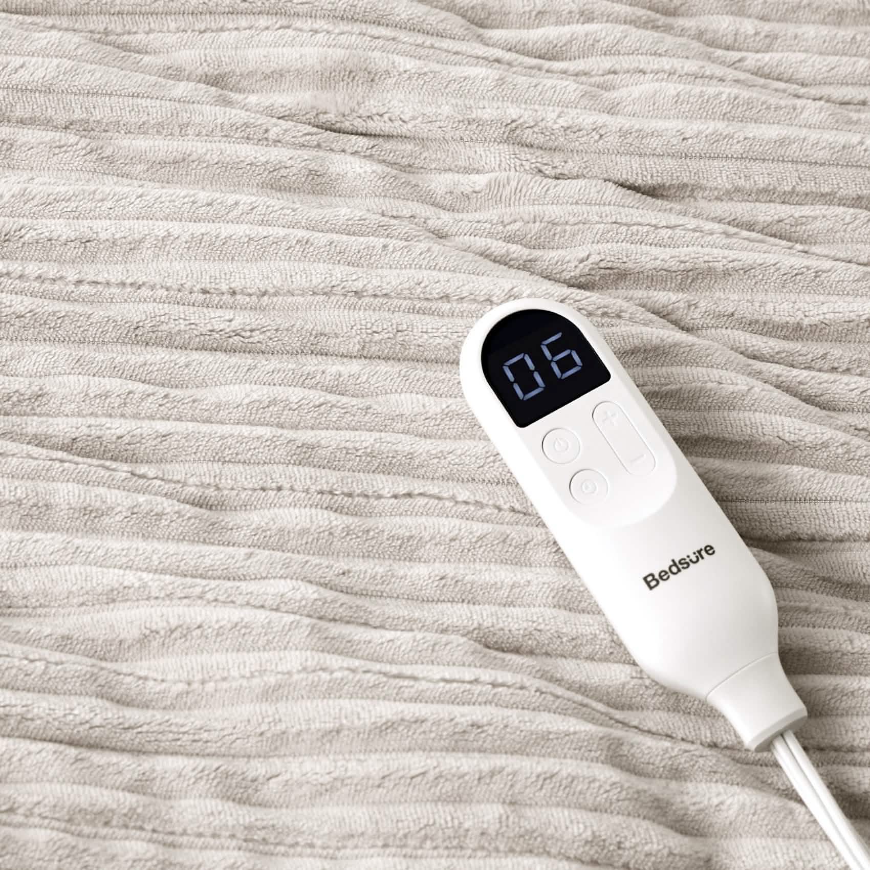 GentleSoft® Ribbed Heated Blanket