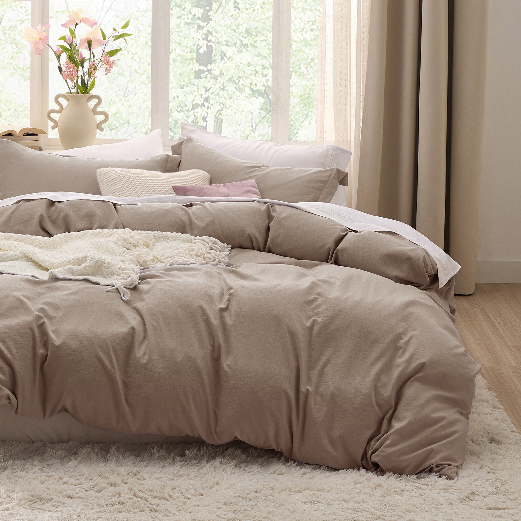 Ultra Soft Hypoallergenic Microfiber Duvet Cover Set