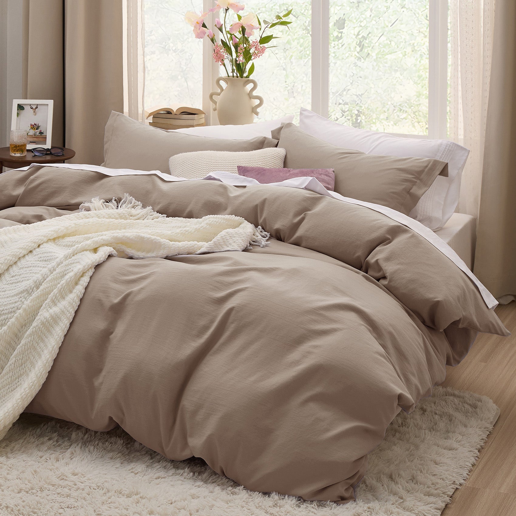 Ultra Soft Hypoallergenic Microfiber Duvet Cover Set