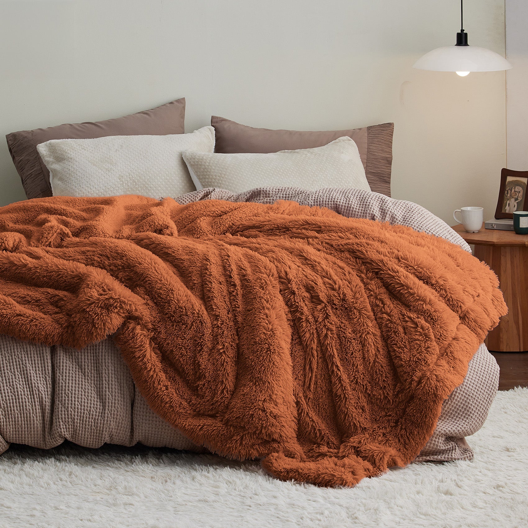 Fuzzy Faux Fur Blanket
