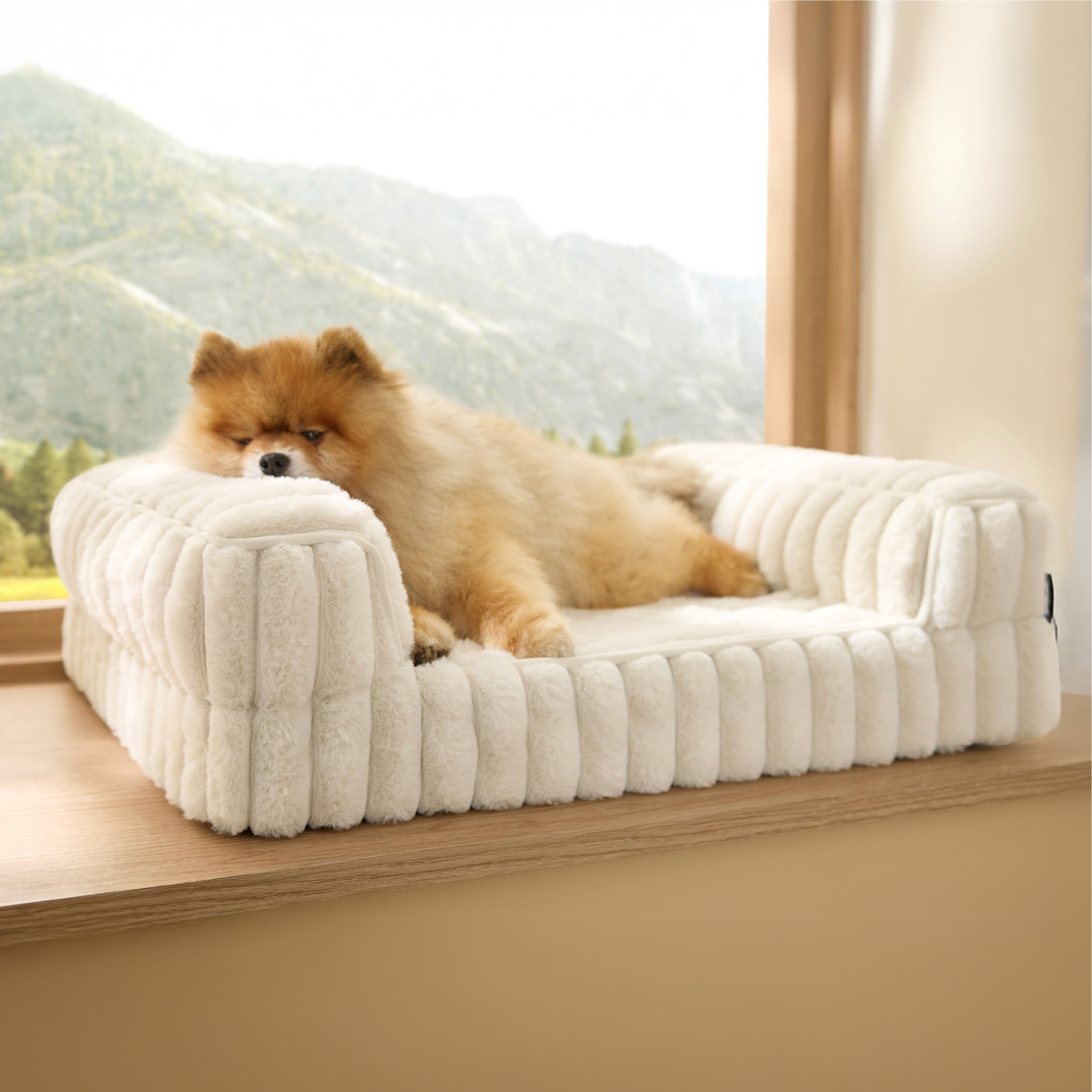 Corduroy Fleece Pet Sofa
