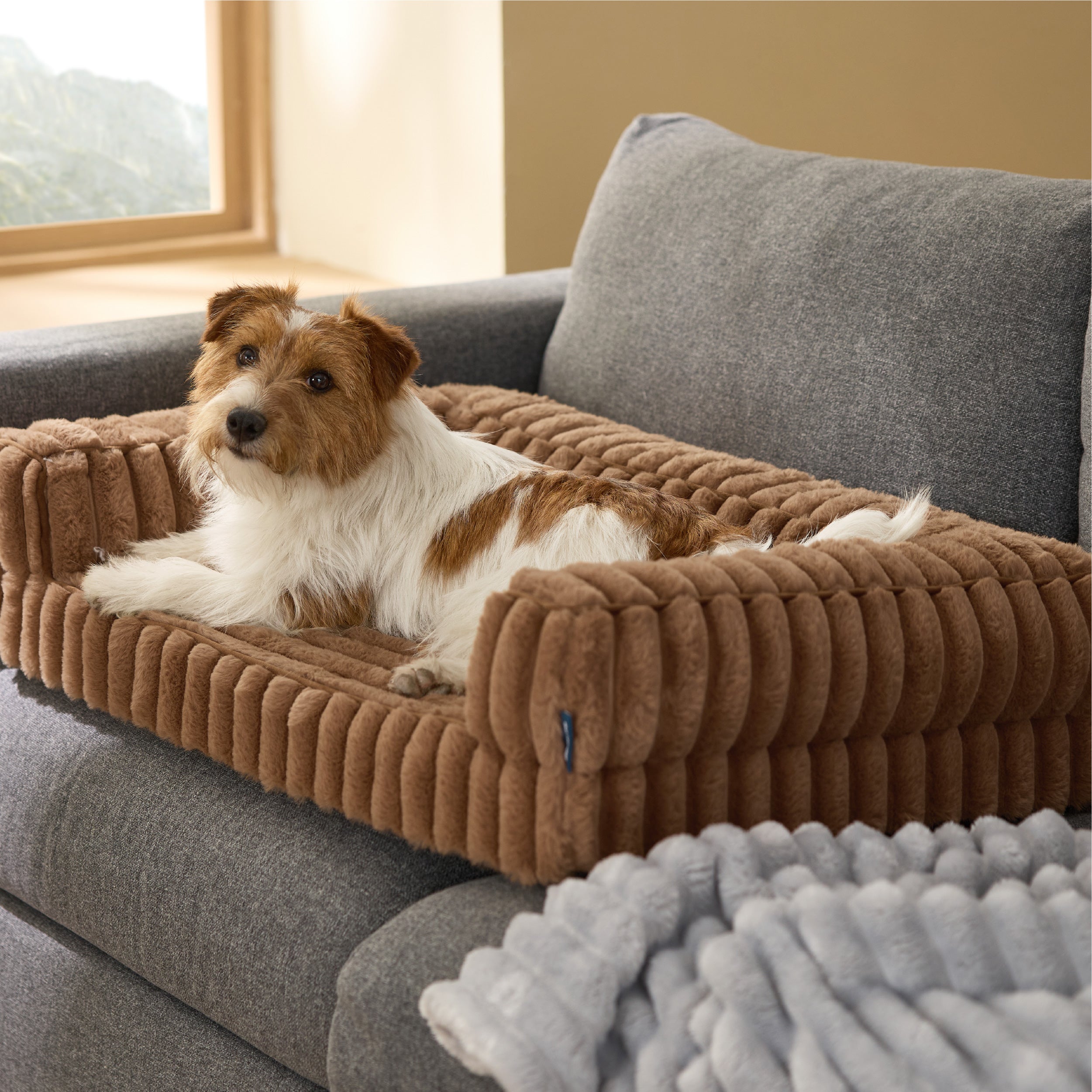 Corduroy Fleece Pet Sofa