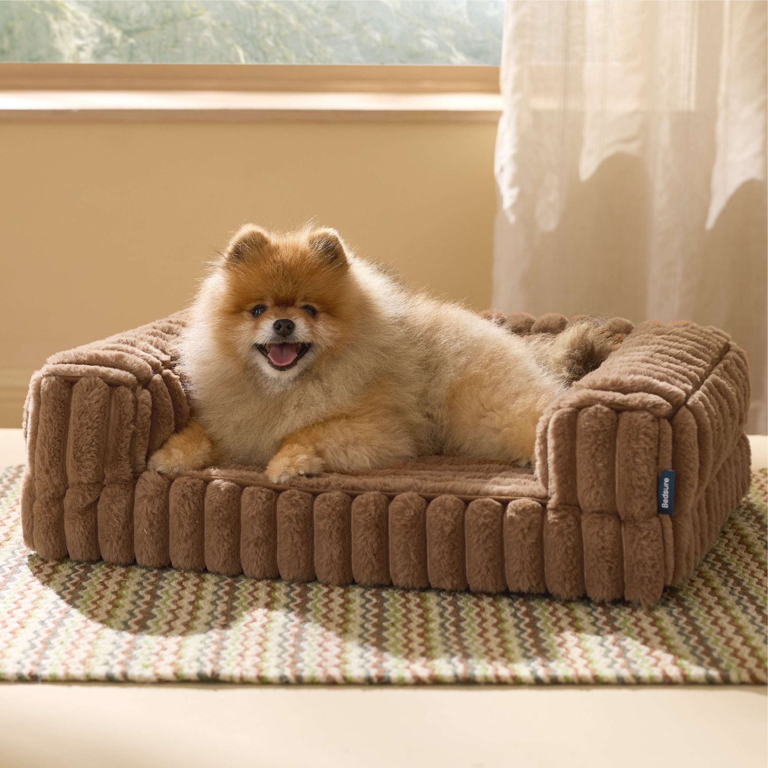 Corduroy Fleece Pet Sofa