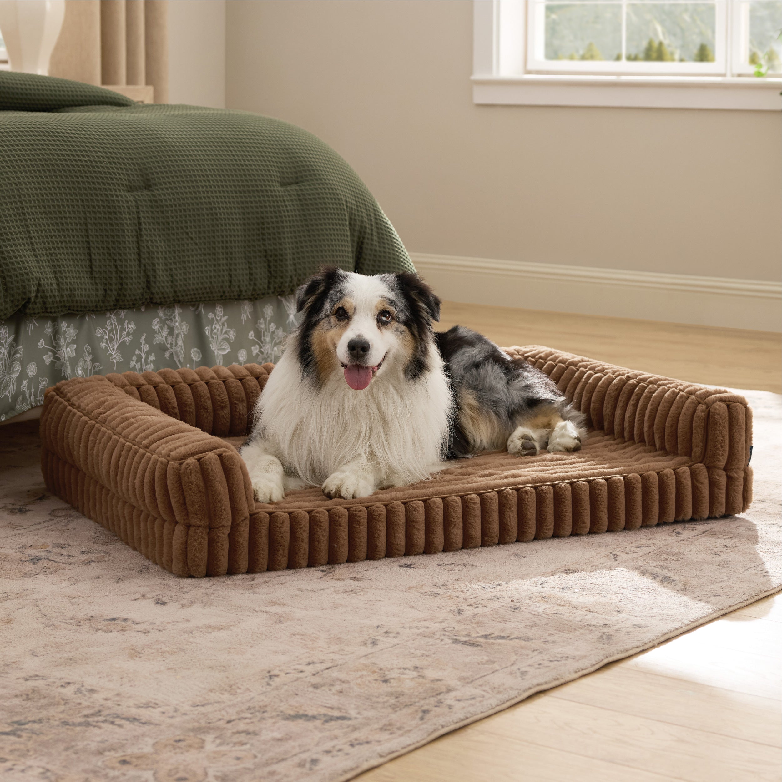 Corduroy Fleece Pet Sofa