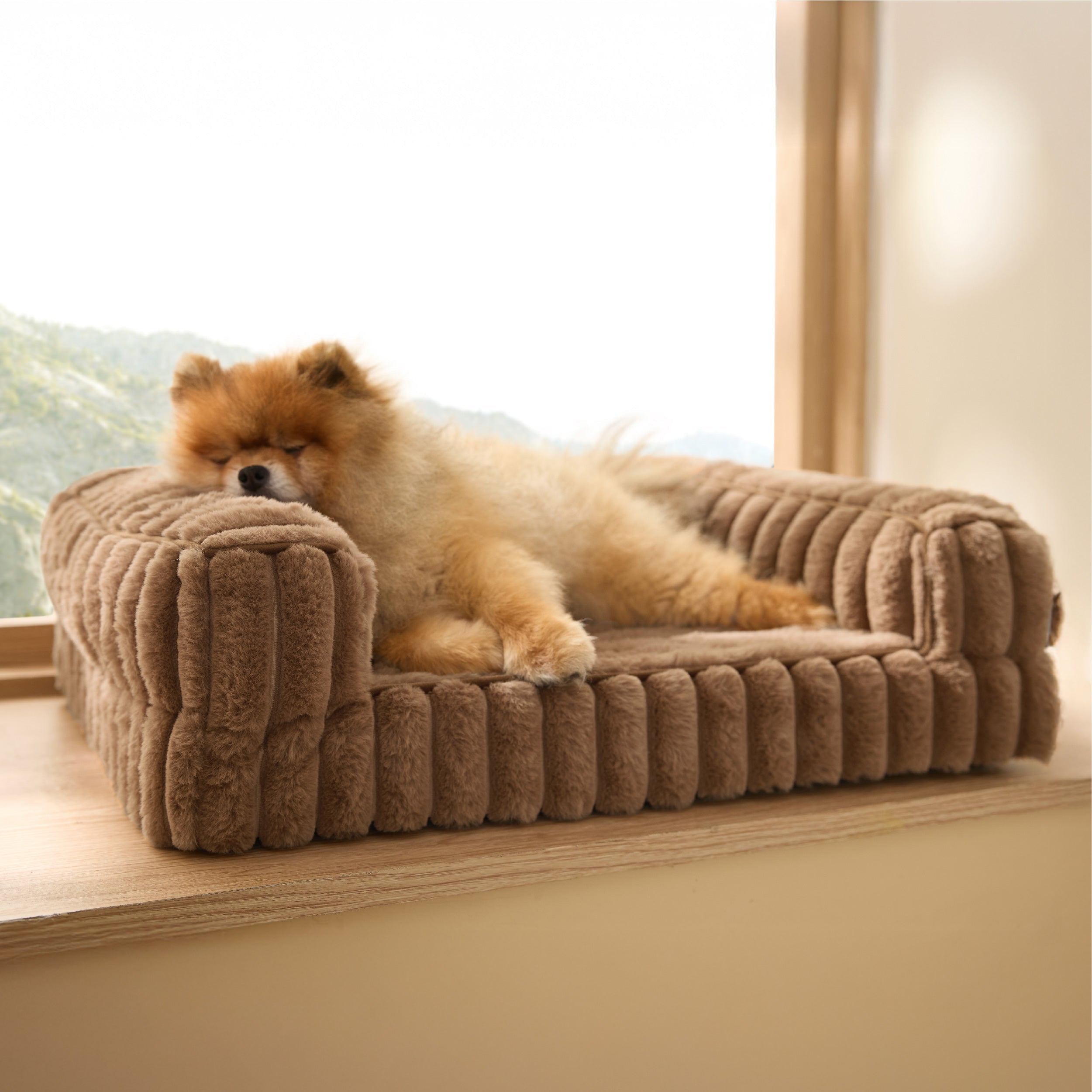 Corduroy Fleece Pet Sofa