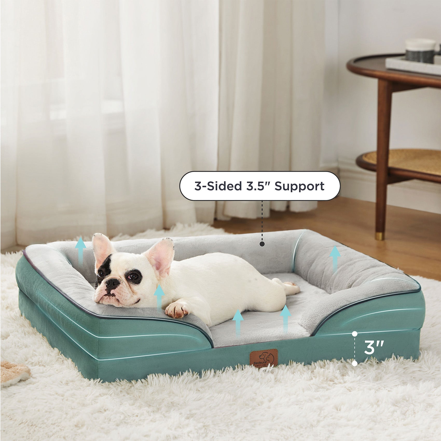 Orthopedic Flannel Dog Sofa