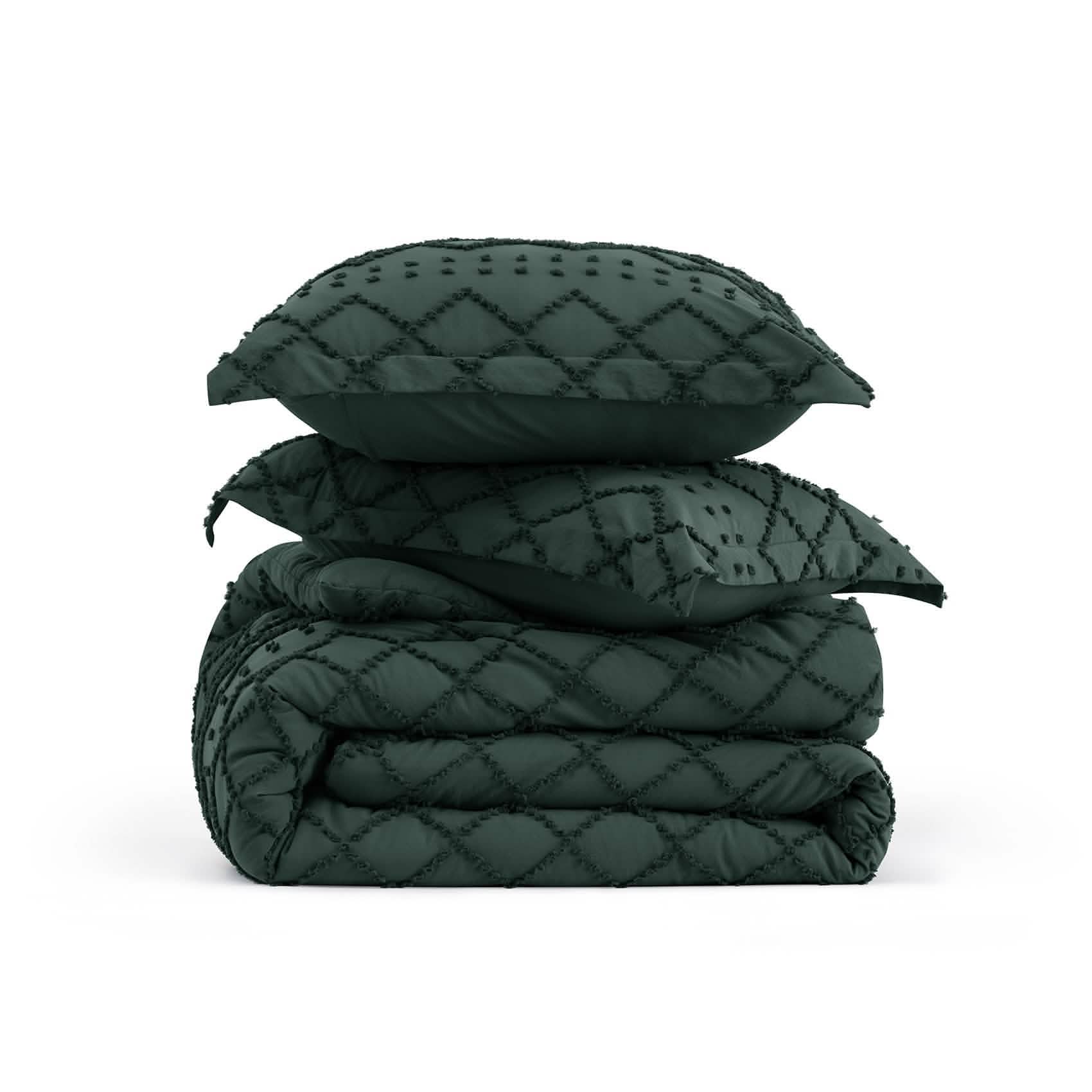 Tufted Embroidery Comforter Set