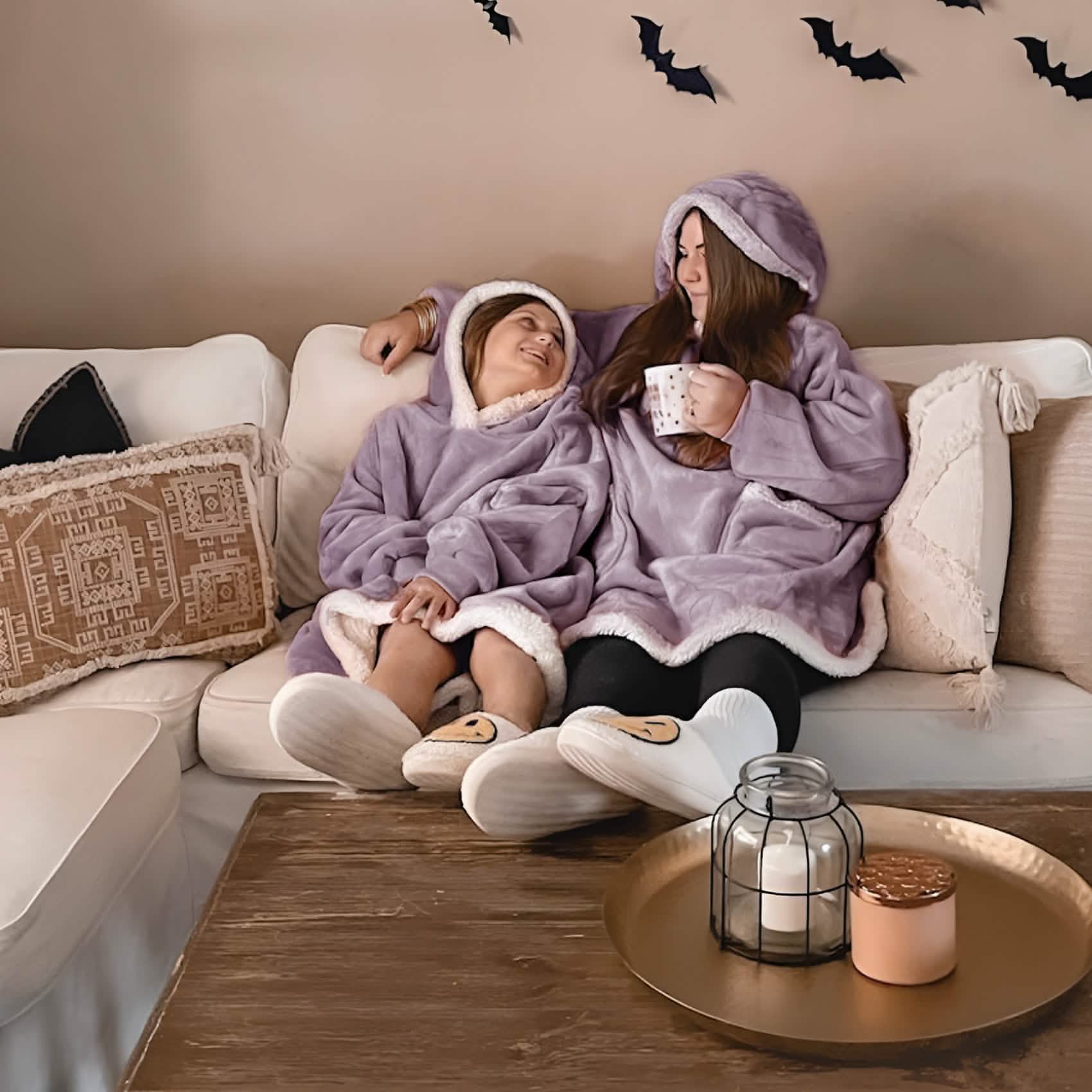 Sherpa Fleece Blanket Hoodie