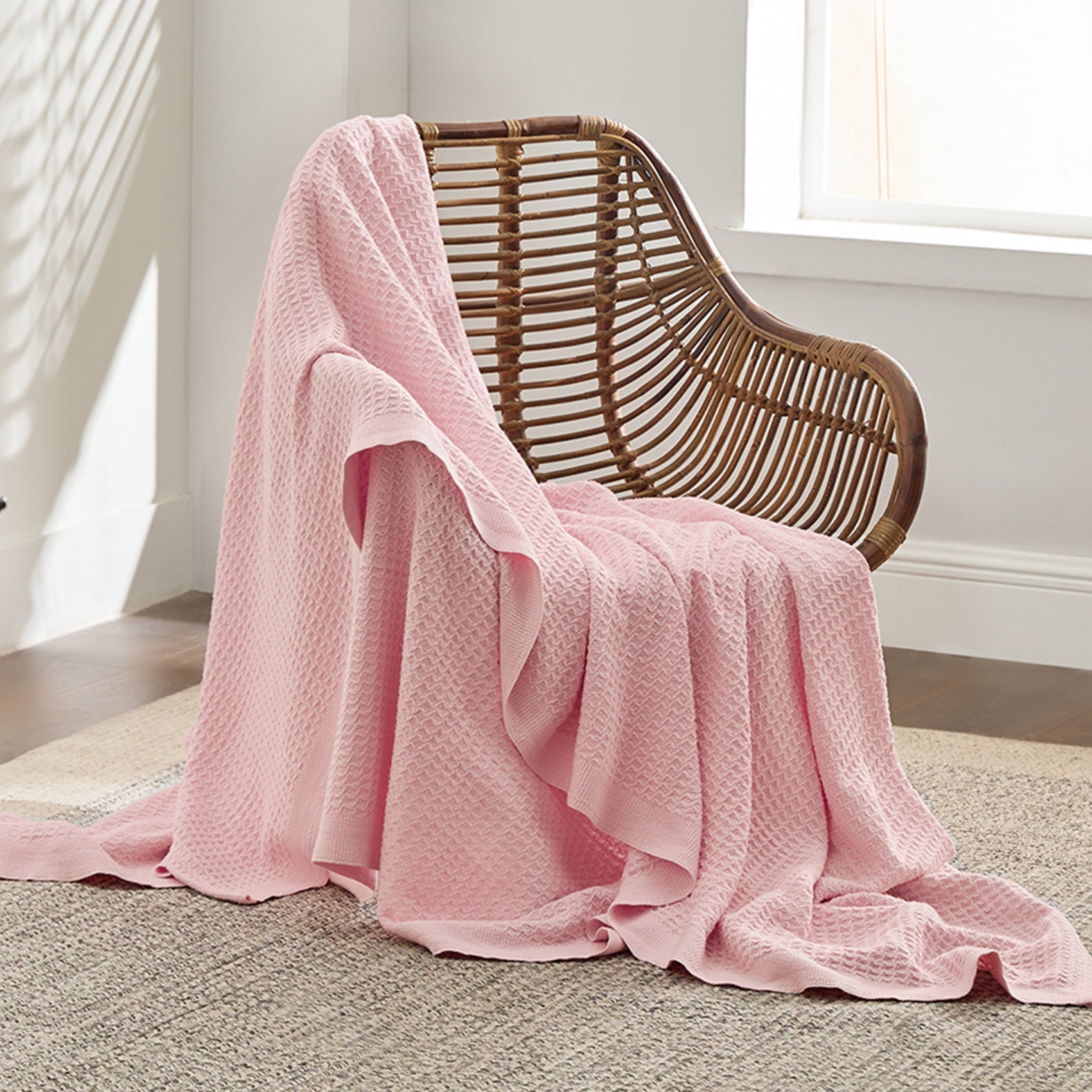 GentleSoft® Cotton Waffle Weave Blanket