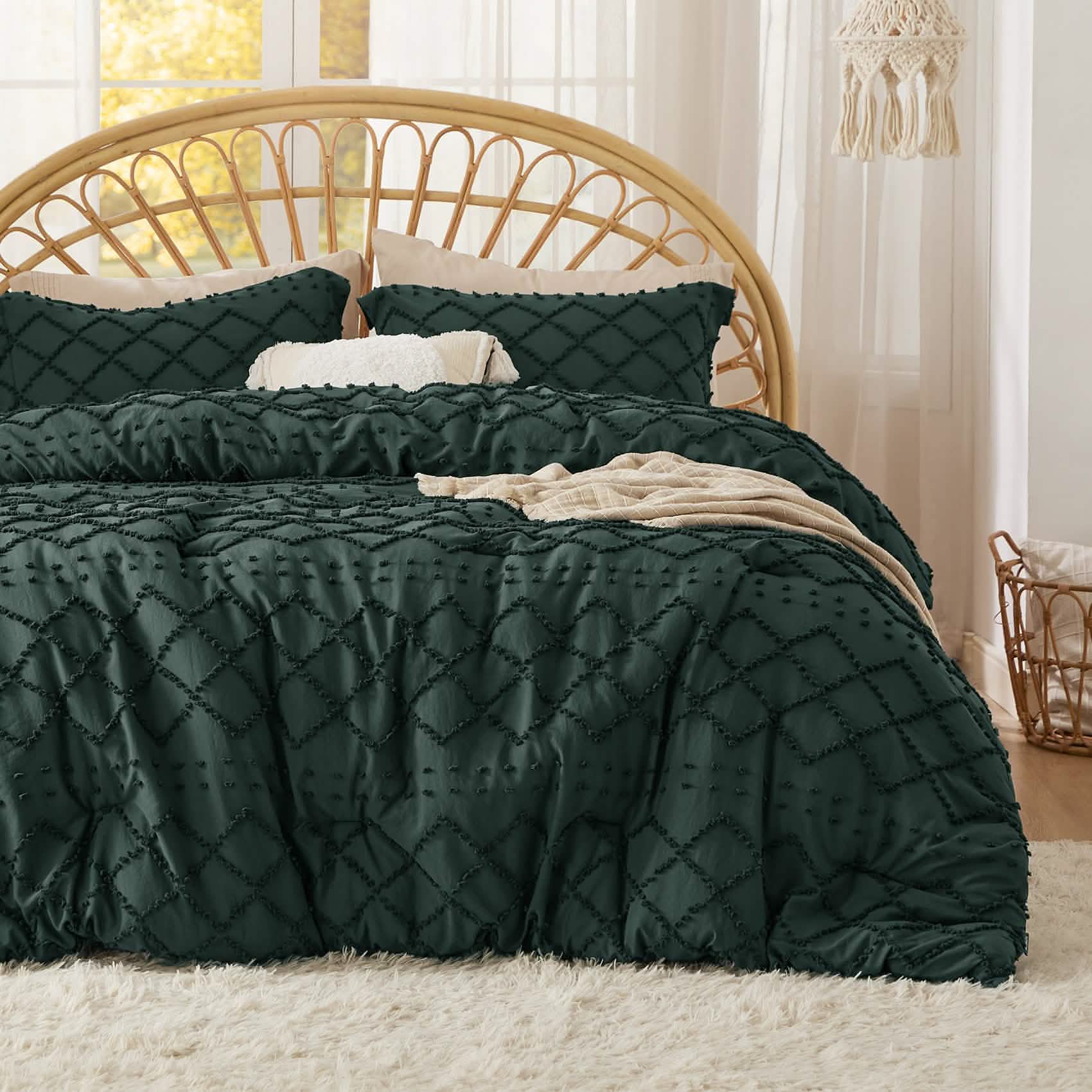 GentleSoft™ Tufted Embroidery Comforter Set