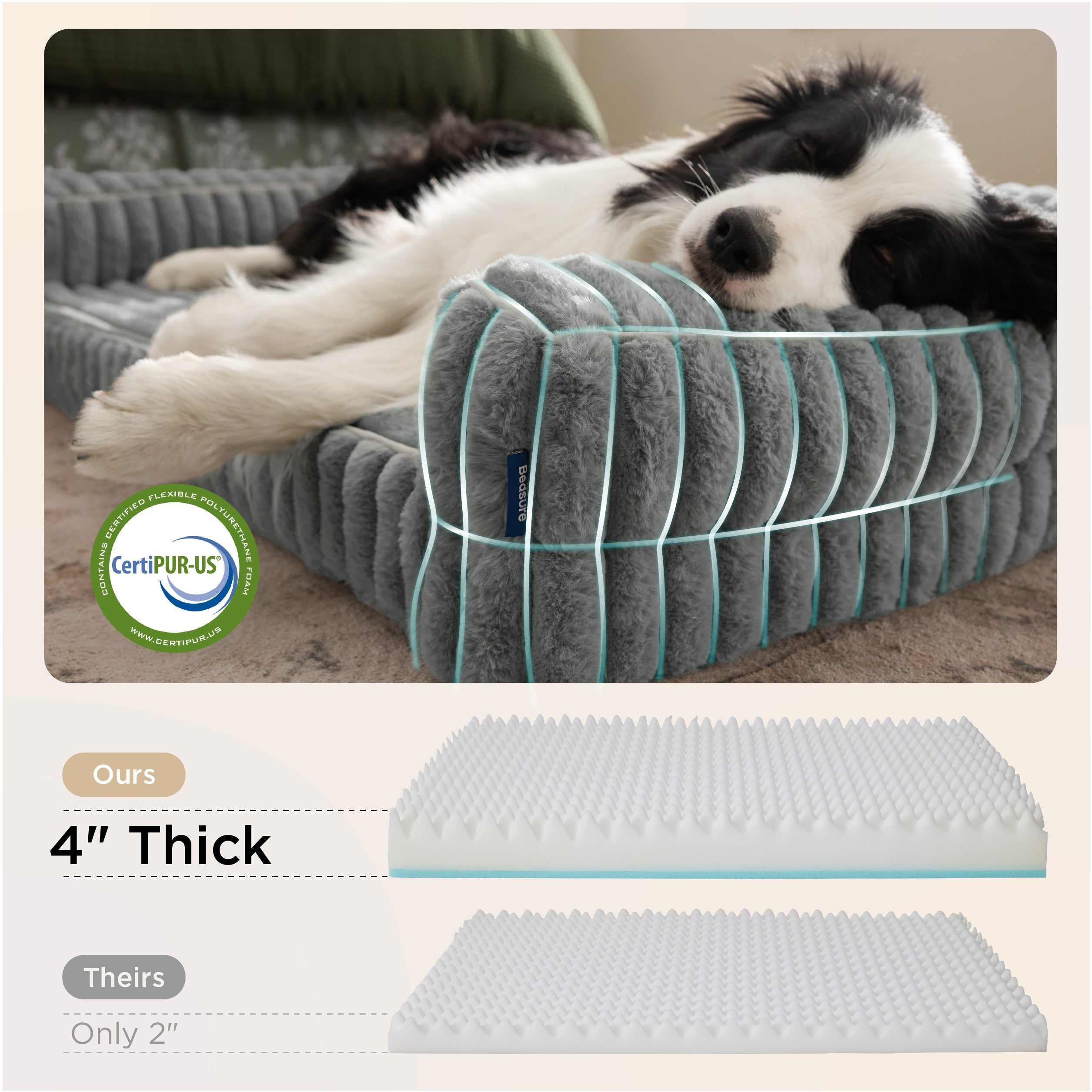 Corduroy Fleece Pet Sofa