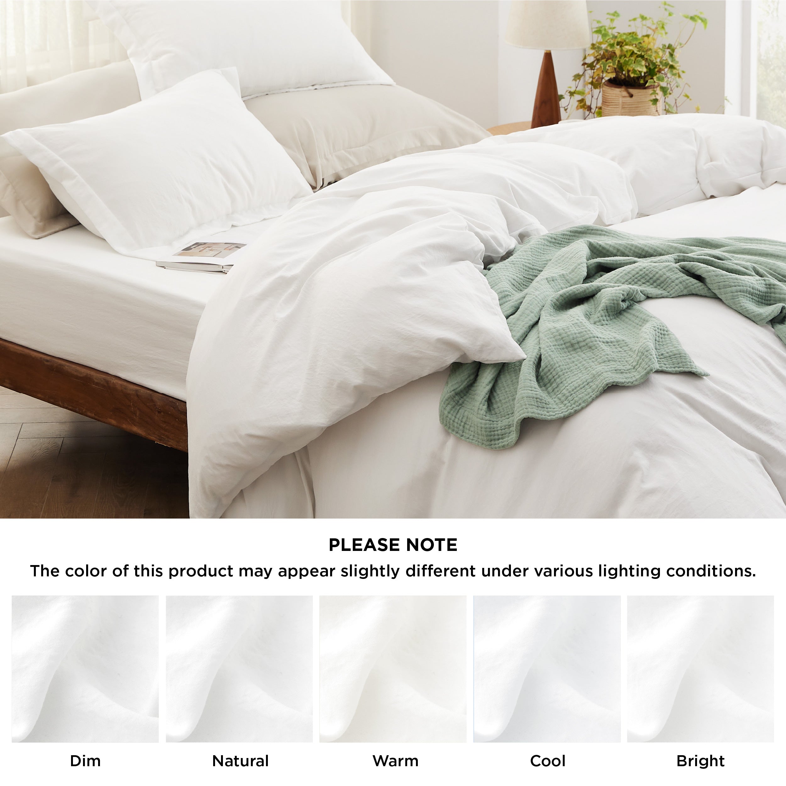 Prewashed Microfiber Duvet Cover Set