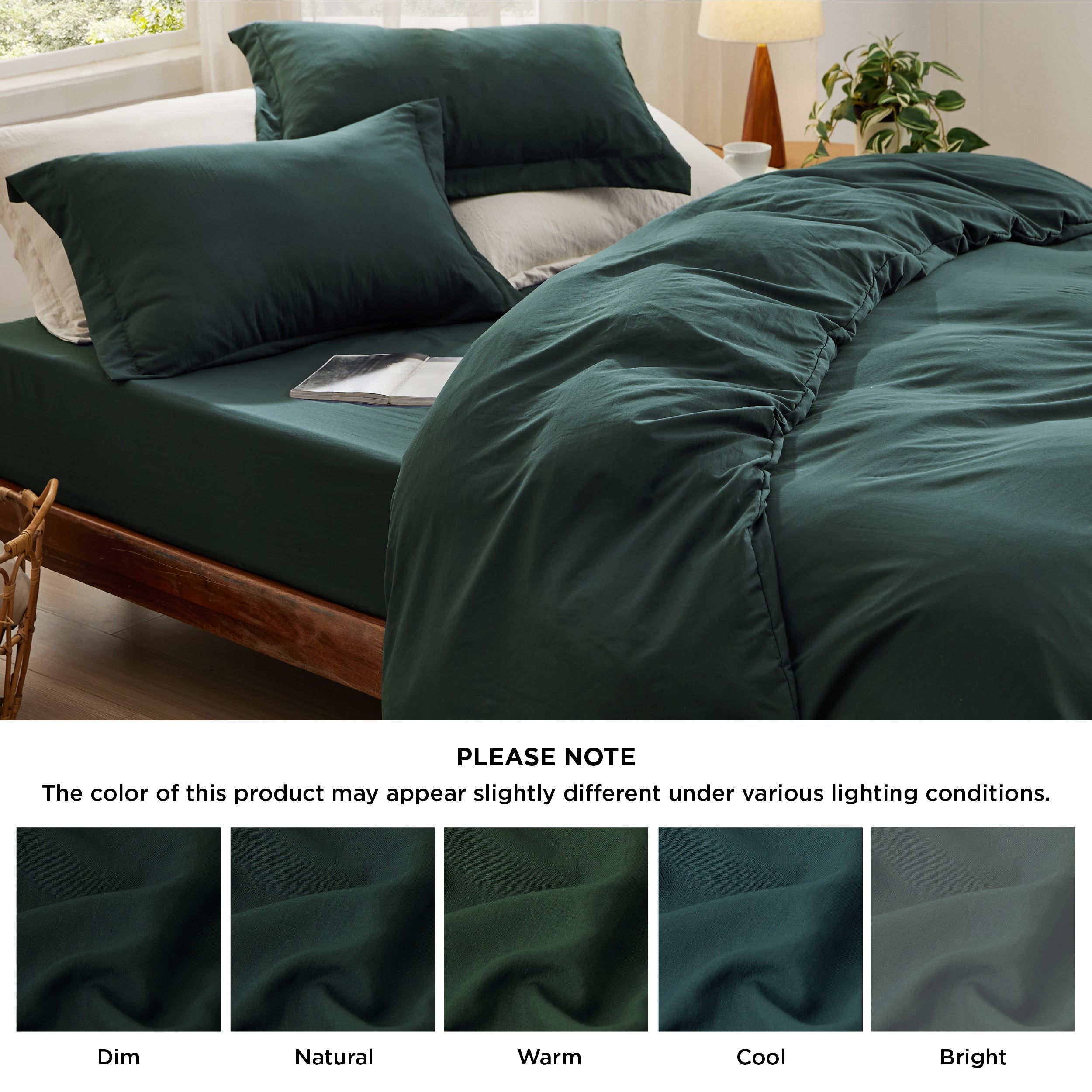 Prewashed Microfiber Duvet Cover Set