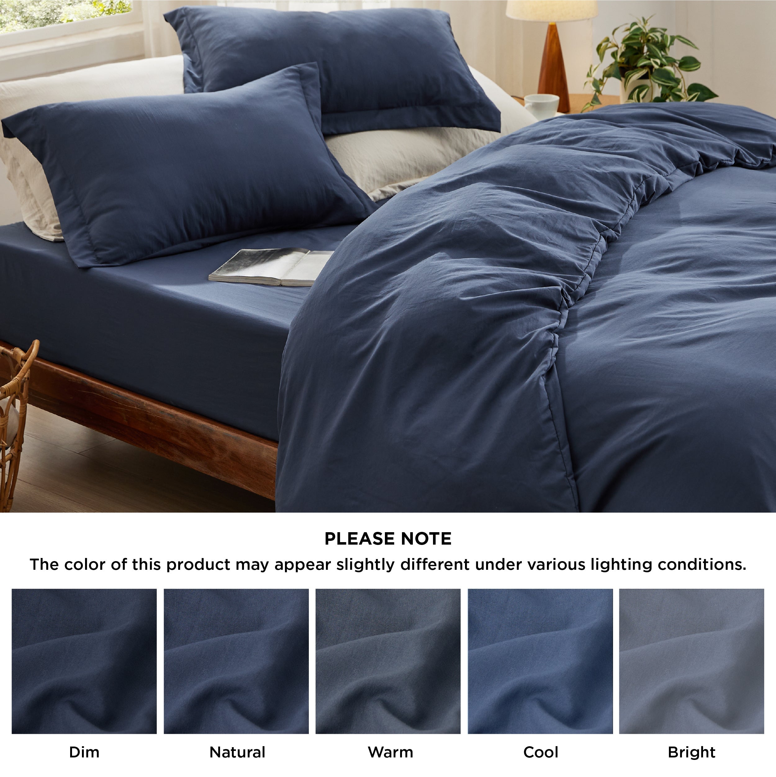 Prewashed Microfiber Duvet Cover Set