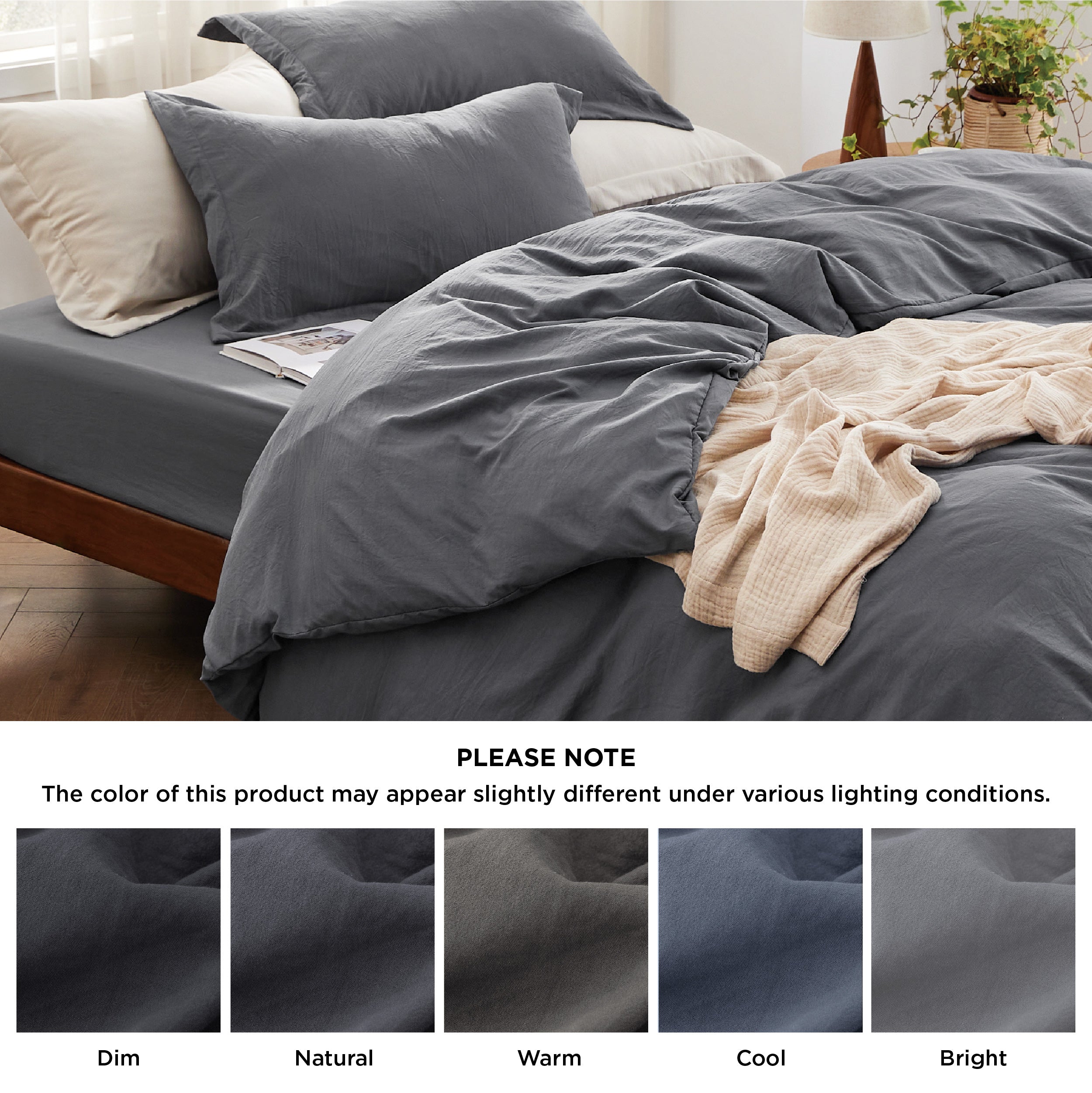 Prewashed Microfiber Duvet Cover Set