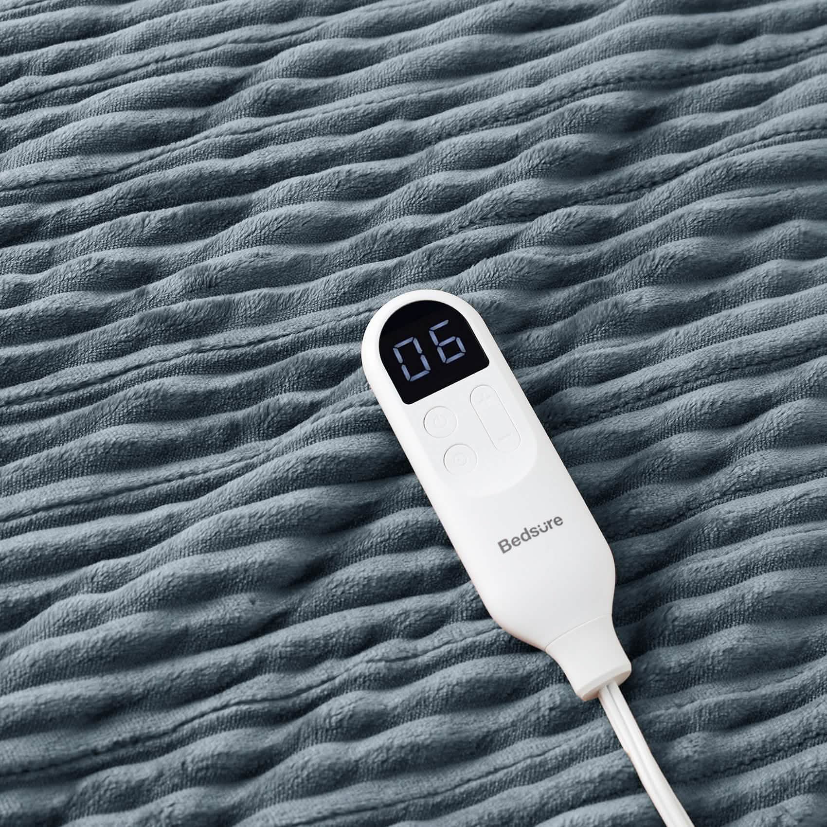 GentleSoft® Ribbed Heated Blanket