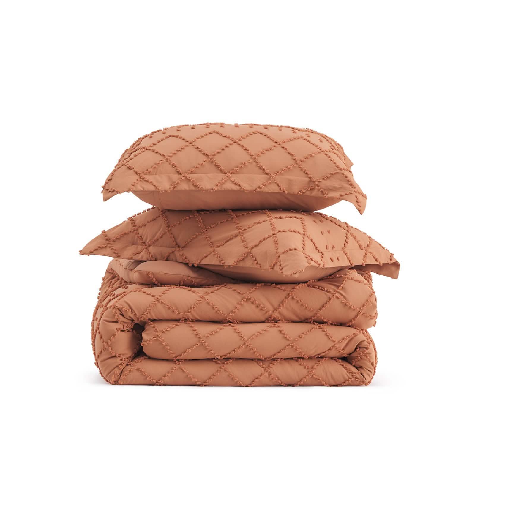 Tufted Embroidery Comforter Set