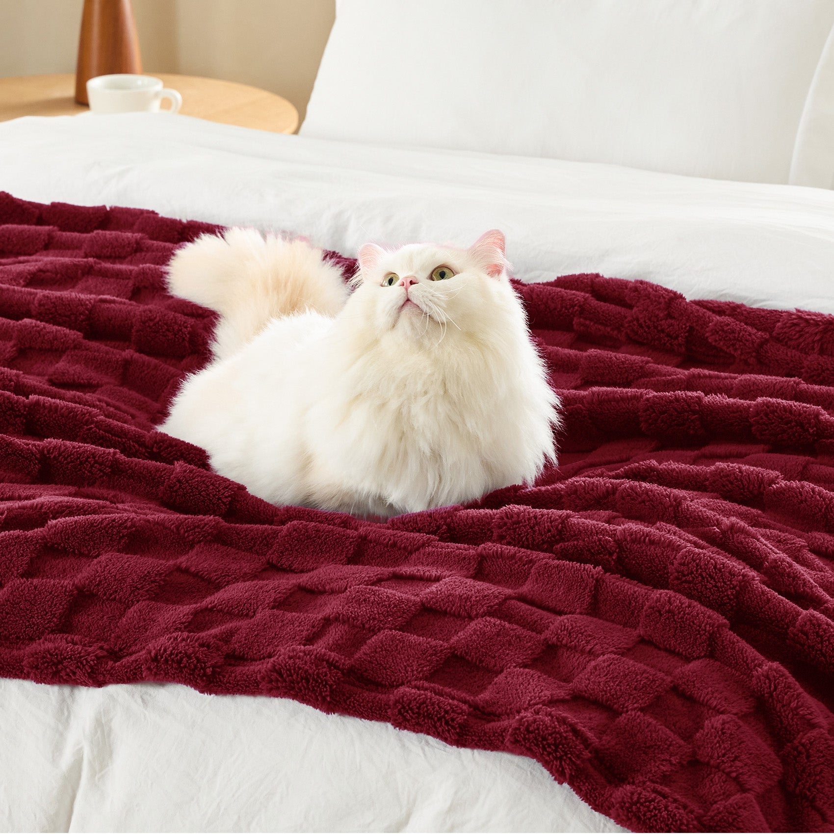Jacquard Shaggy Sherpa Blanket