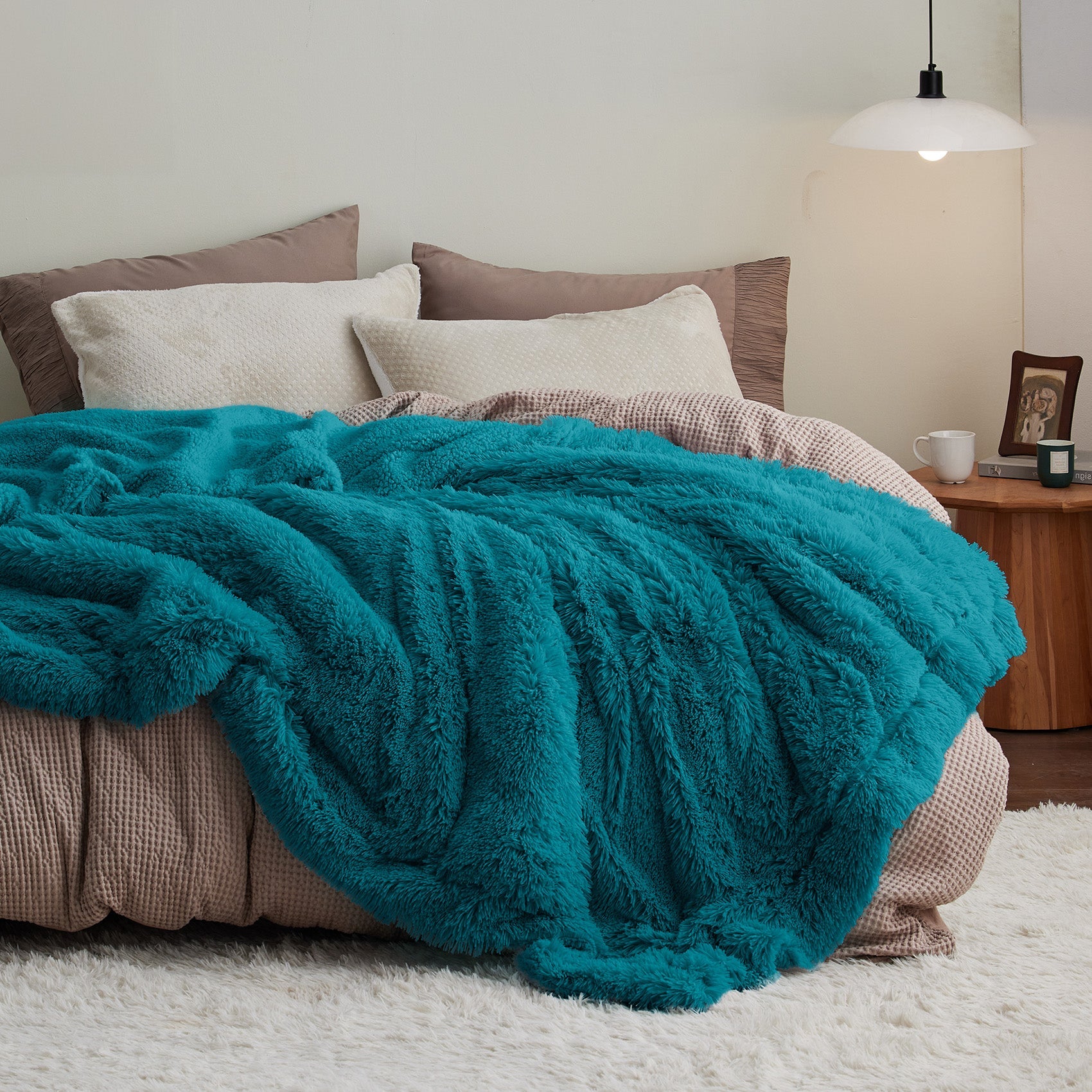 Fuzzy Faux Fur Blanket