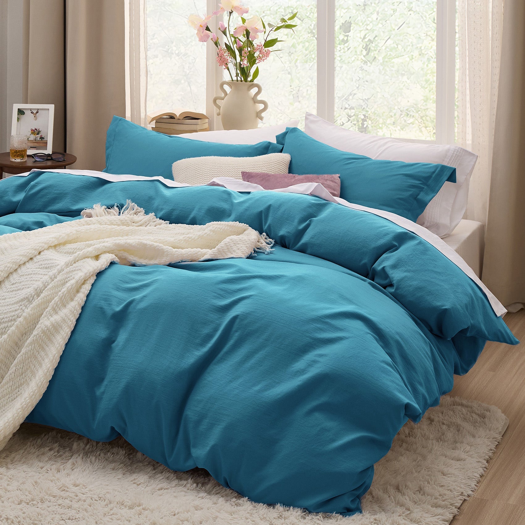 Ultra Soft Hypoallergenic Microfiber Duvet Cover Set