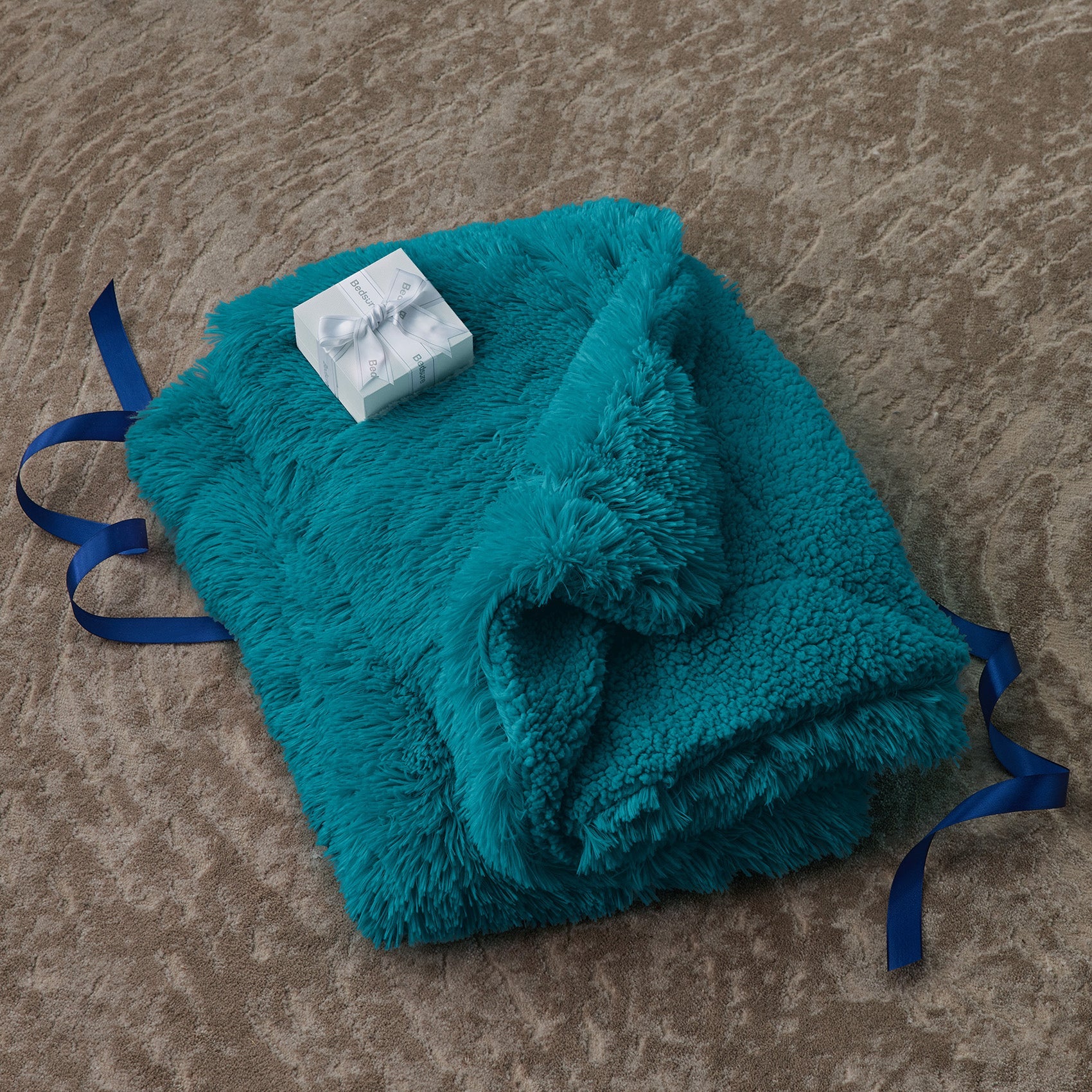 Fuzzy Faux Fur Blanket