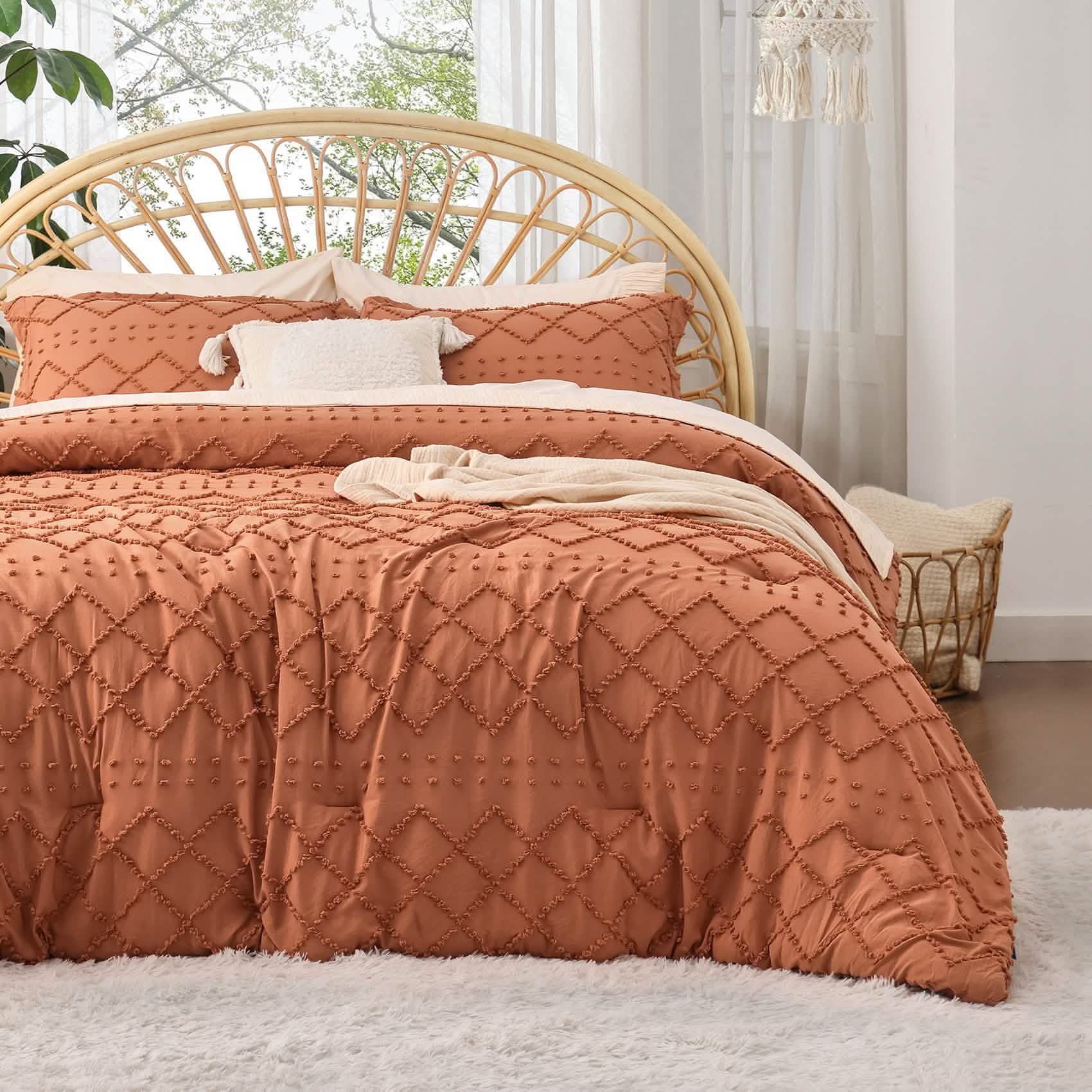 GentleSoft™ Tufted Embroidery Comforter Set