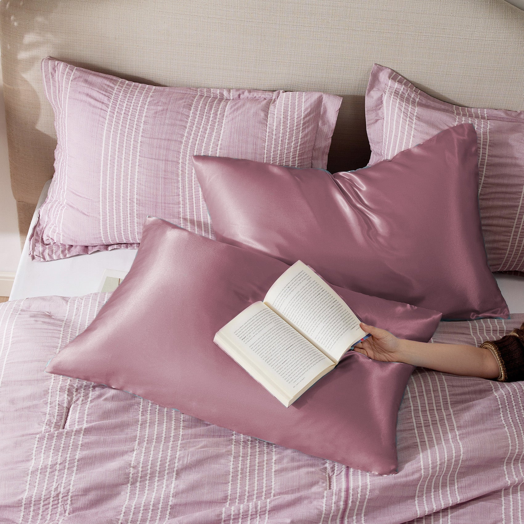 Solid Satin Pillowcase