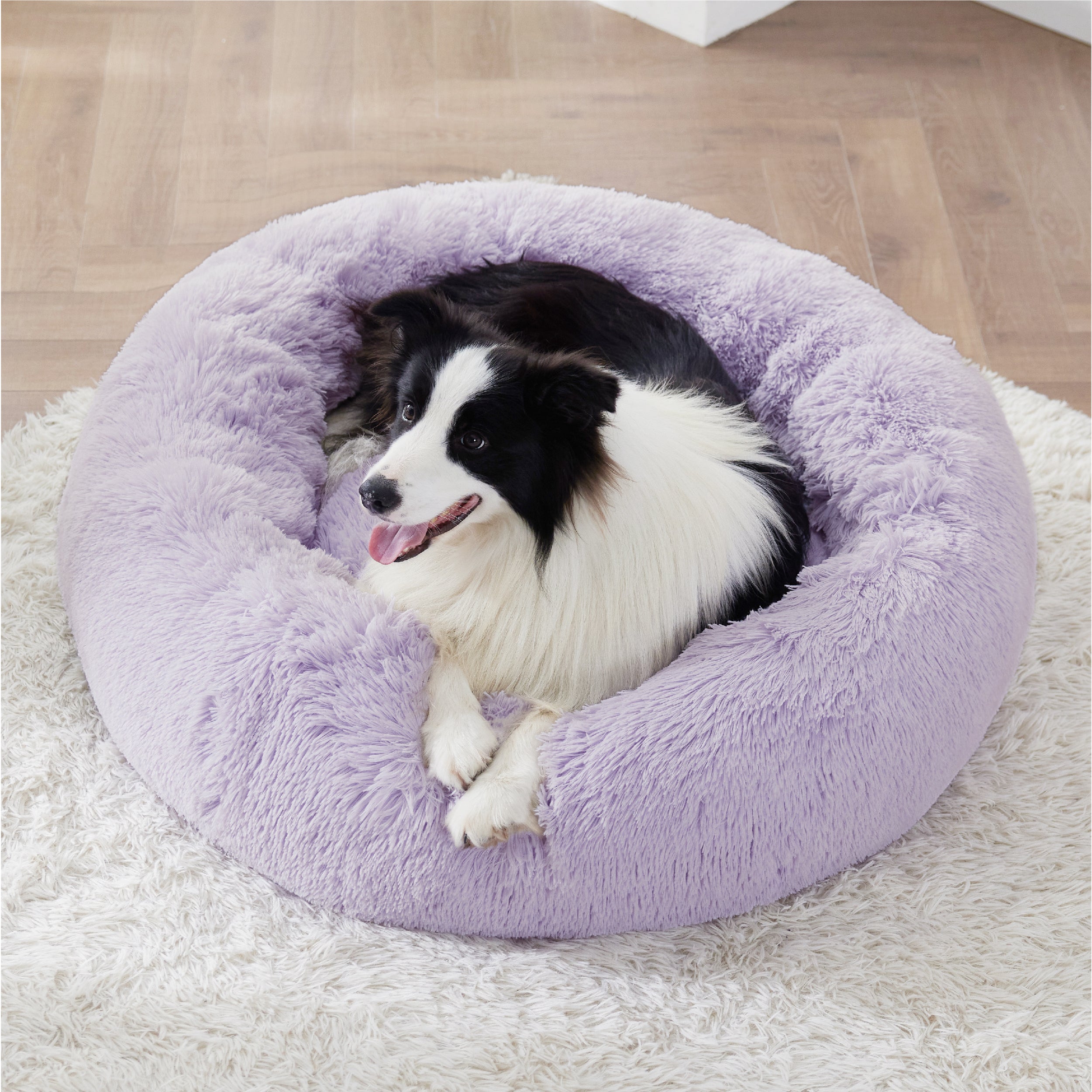 Calming Donut Bed for Dogs and Cats