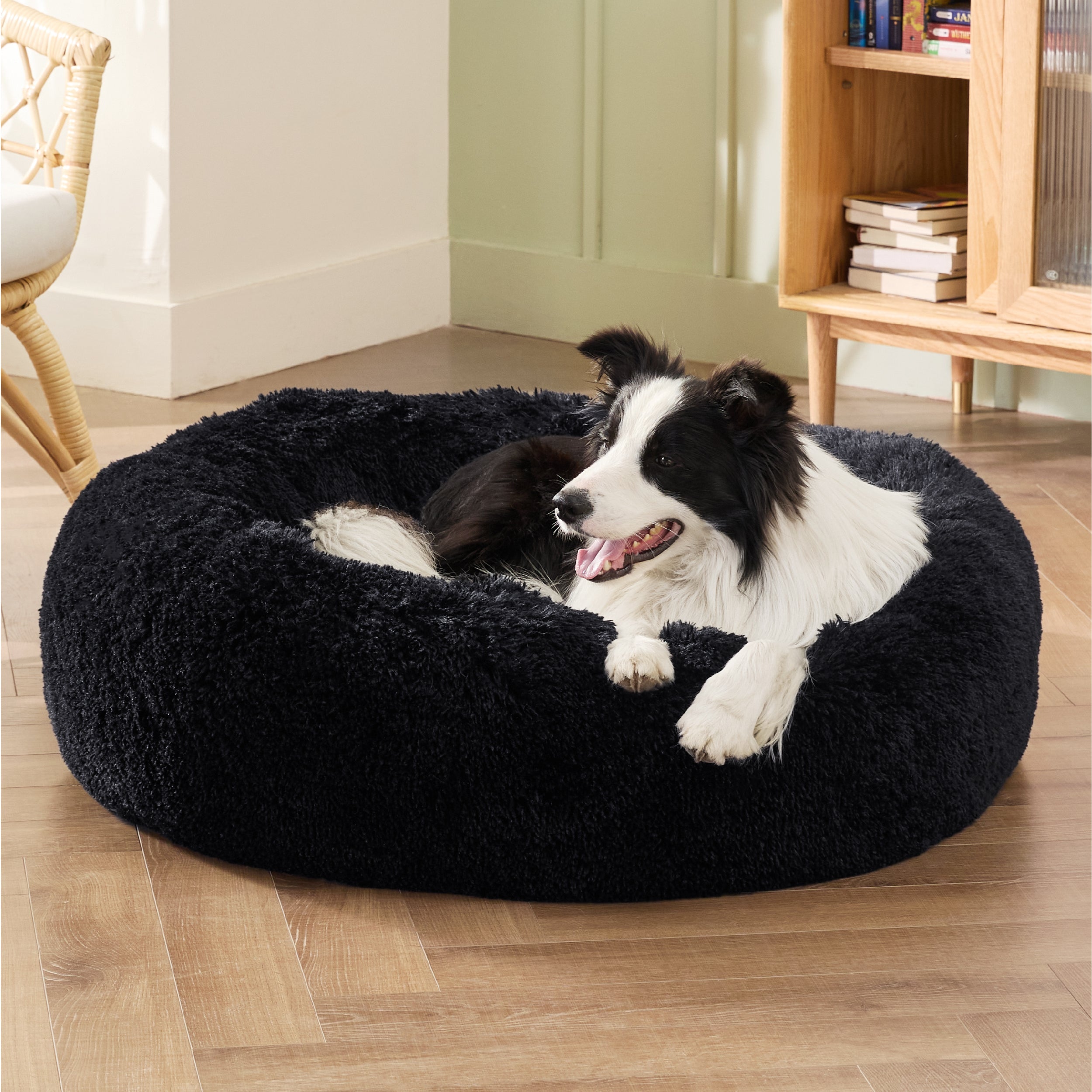 Calming Donut Bed for Dogs and Cats