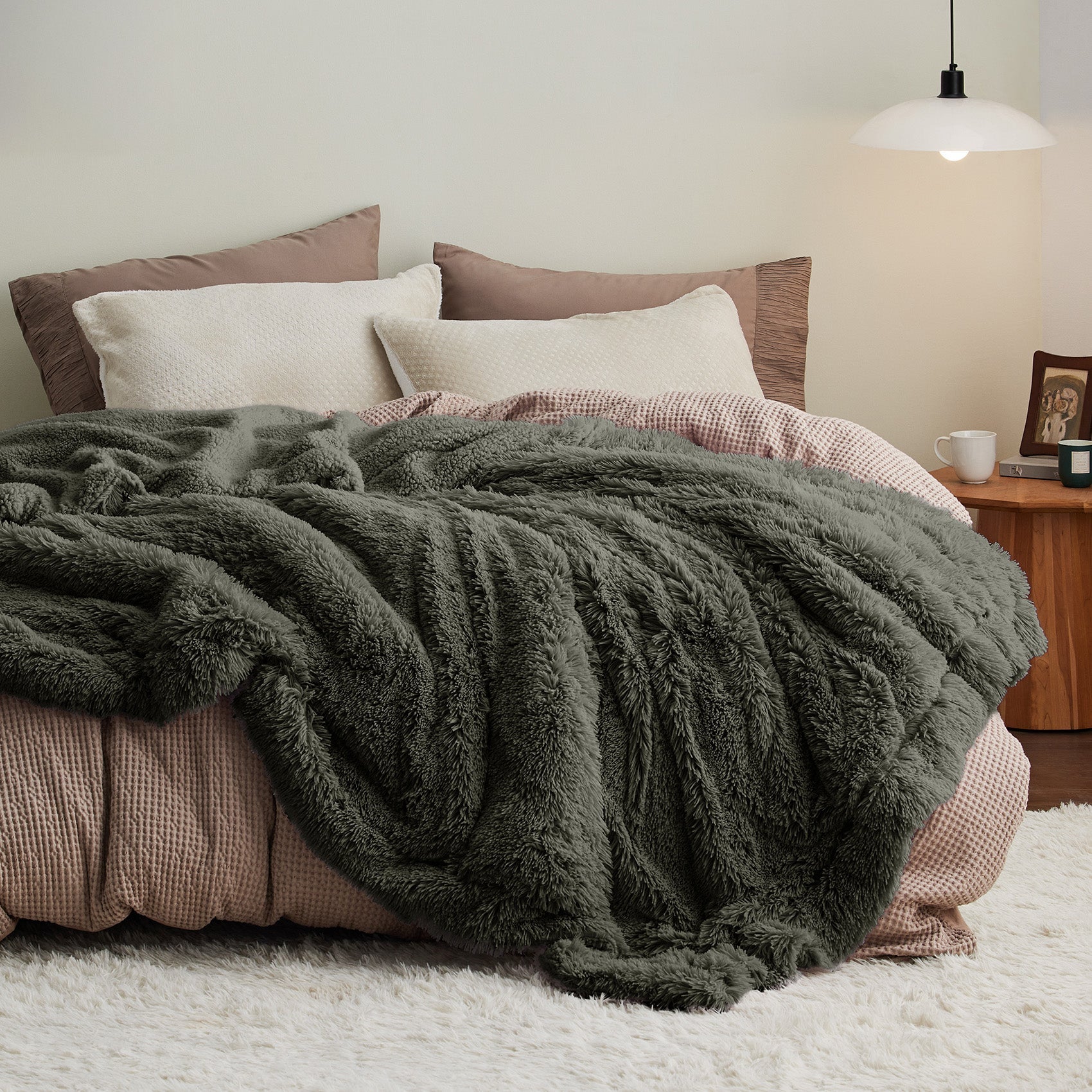 Fuzzy Faux Fur Blanket