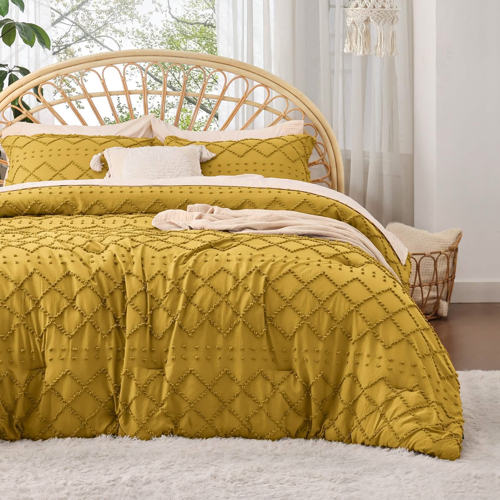 GentleSoft™ Tufted Embroidery Comforter Set
