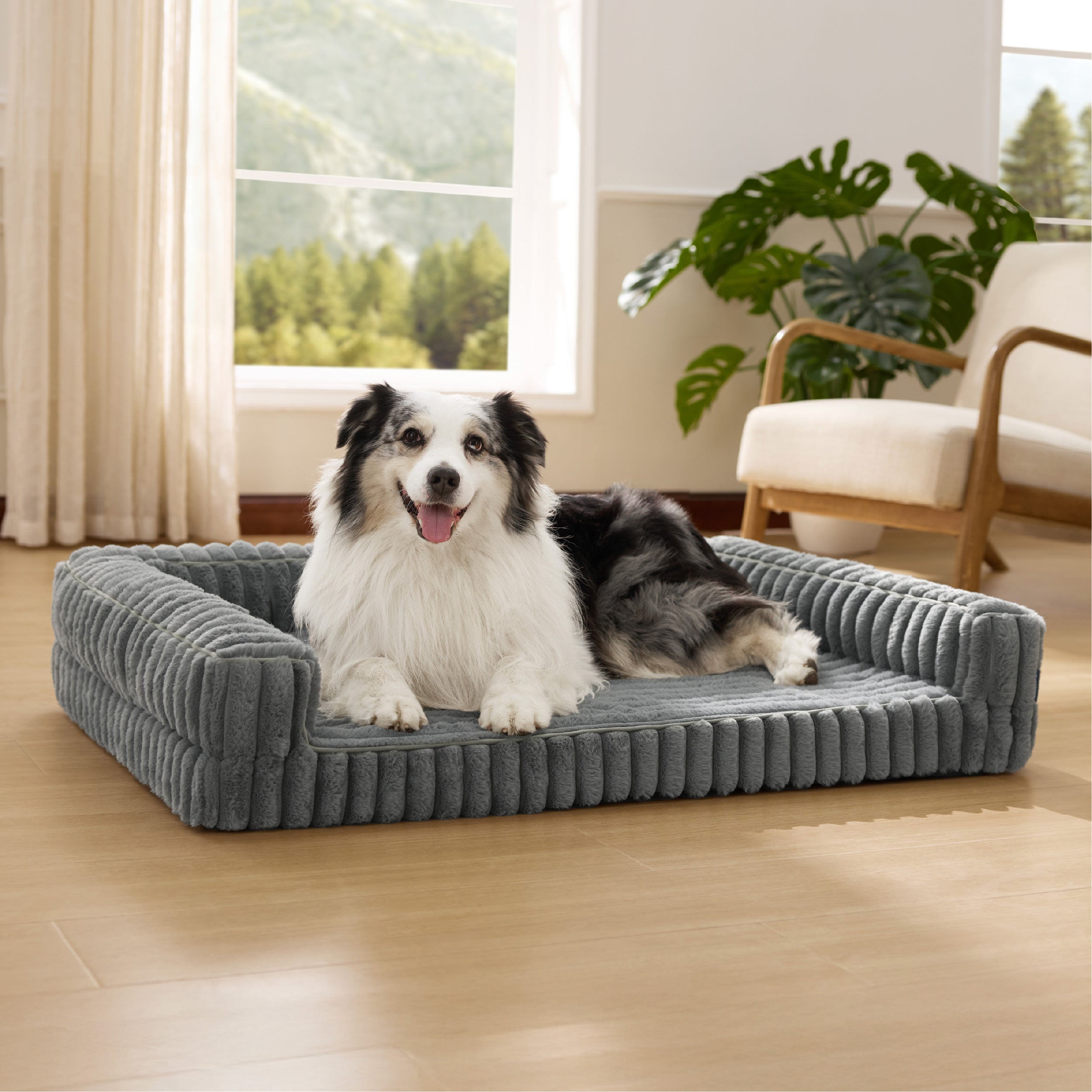 Corduroy Fleece Pet Sofa