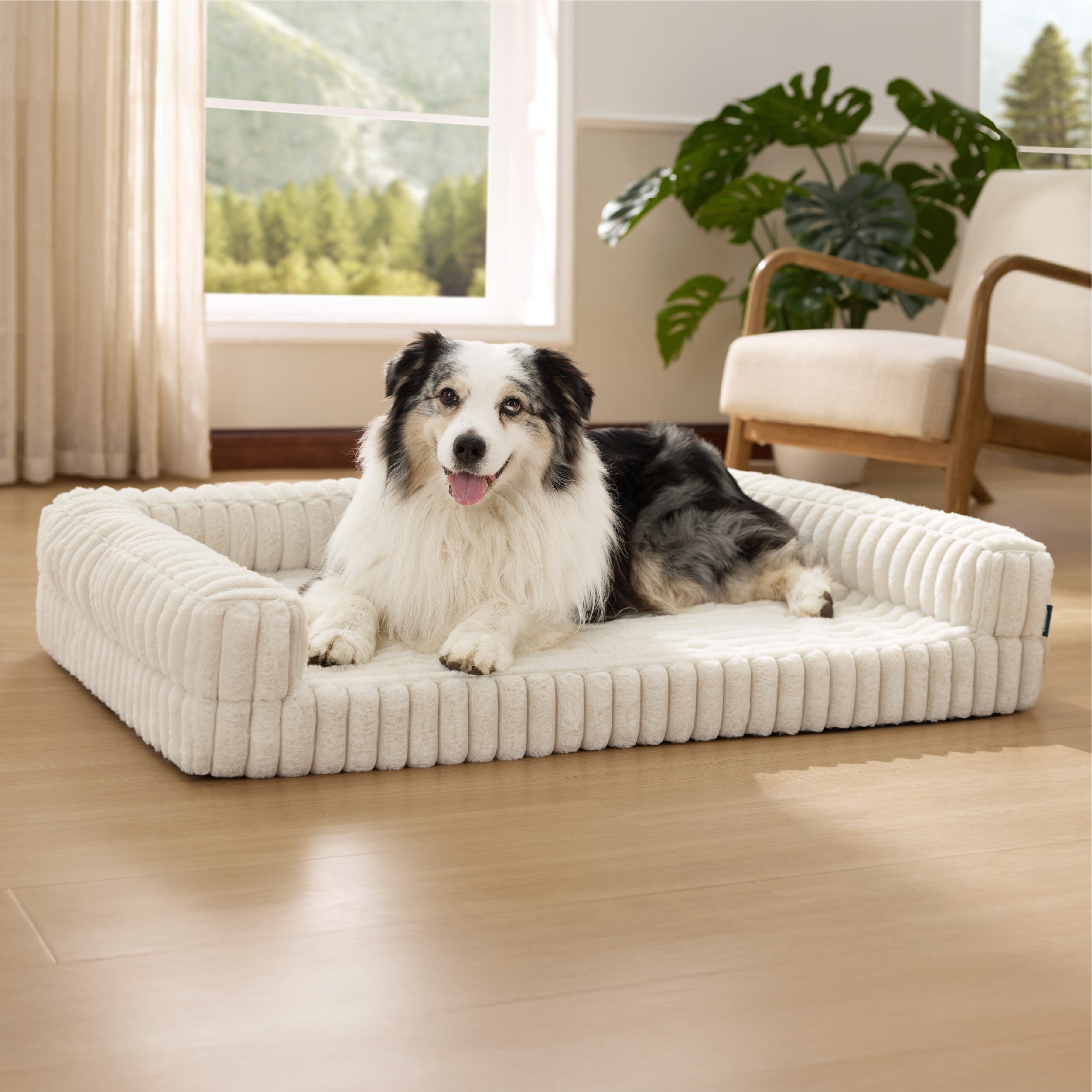 Corduroy Fleece Pet Sofa