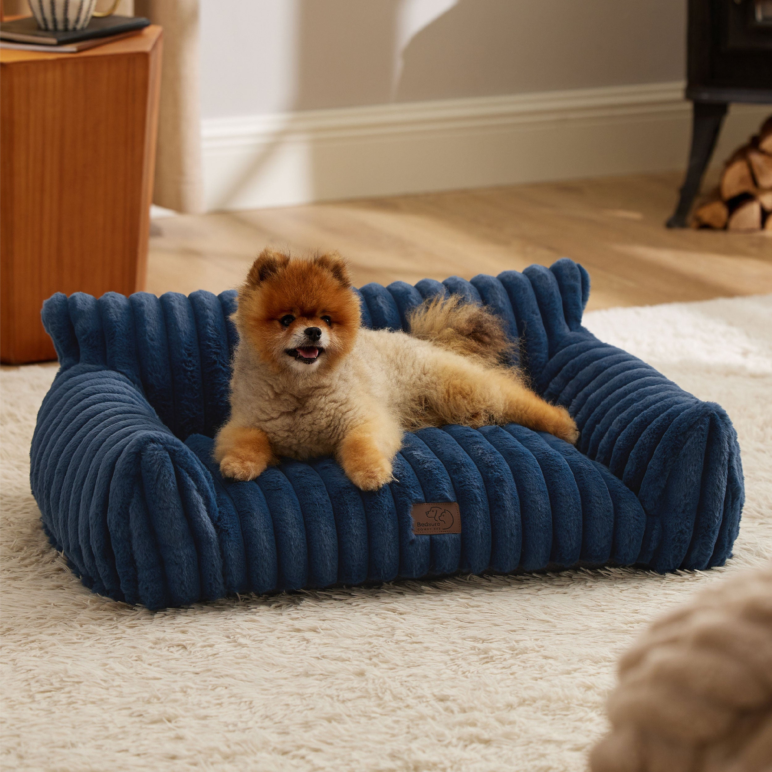 Corduroy Fleece Cat Couch