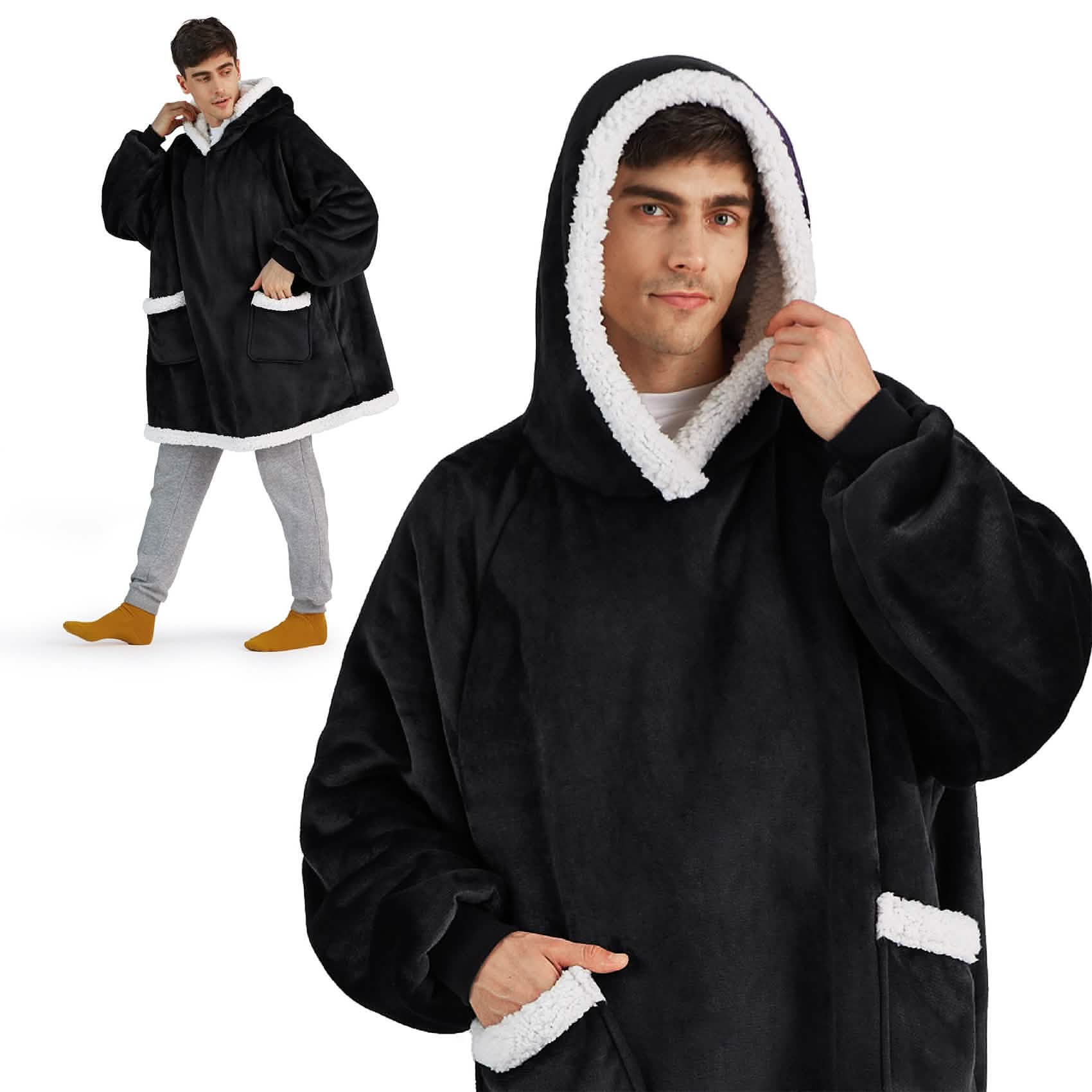 GentleSoft™ Sherpa Fleece Wearable Blanket