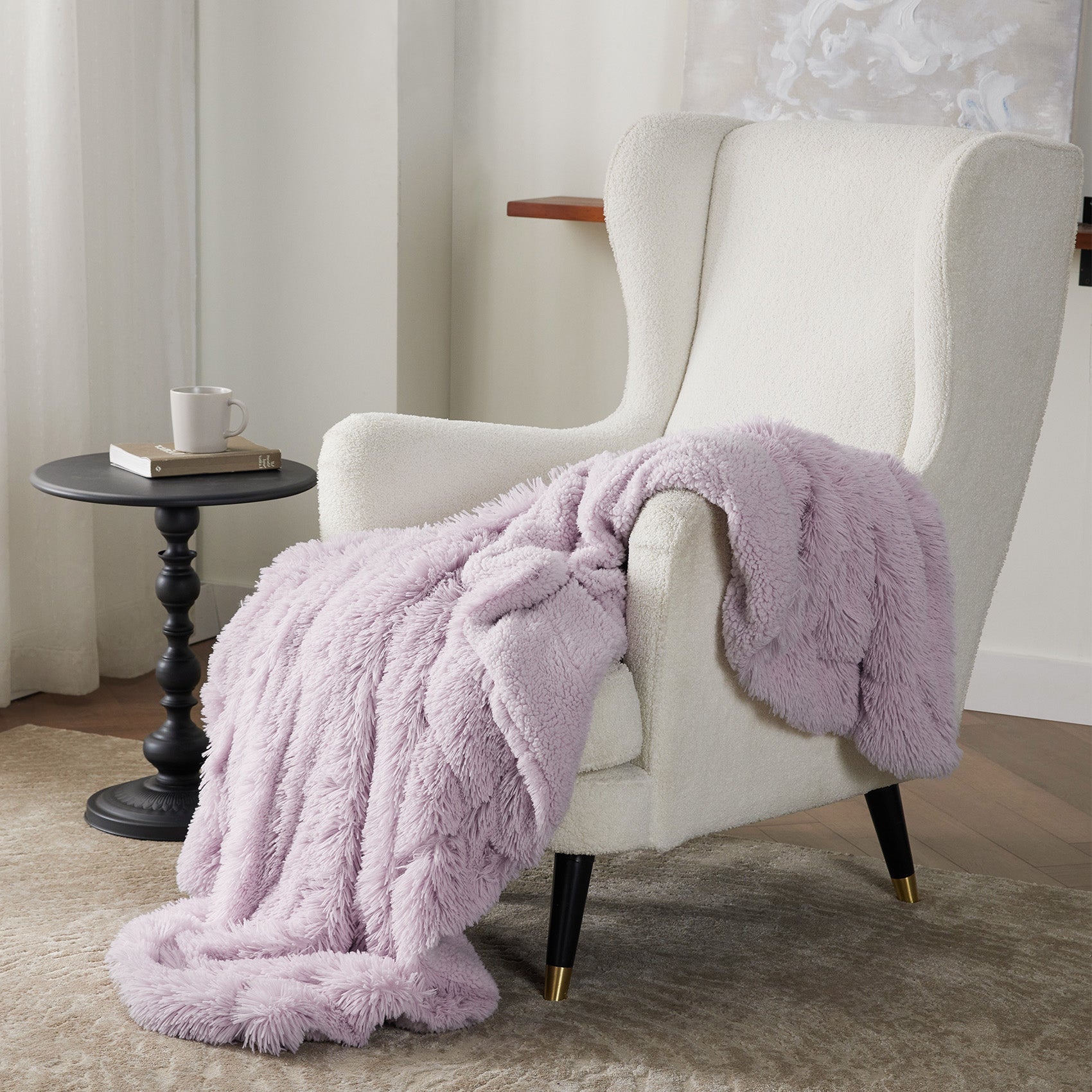 Fuzzy Faux Fur Blanket